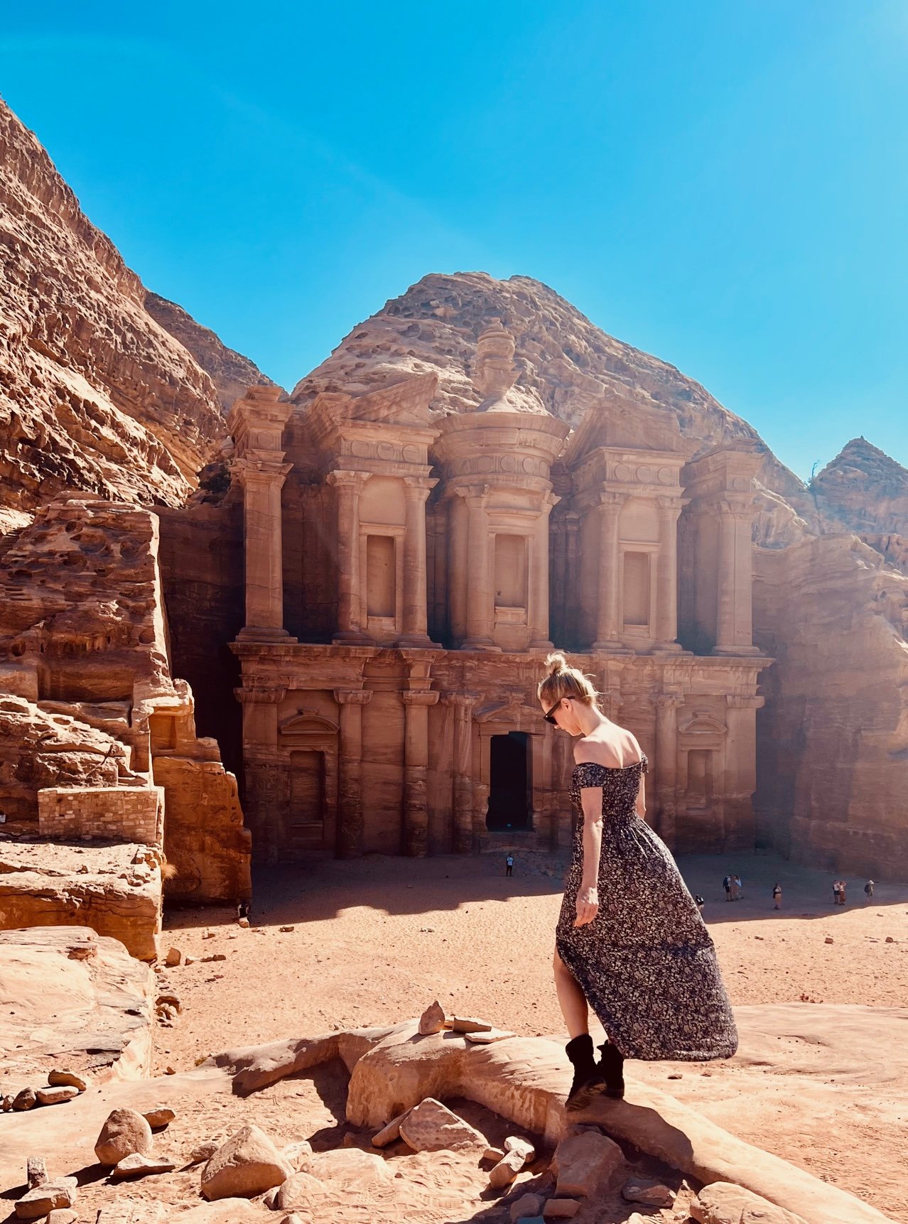 Revisiting a favorite spot in Petra, Jordan