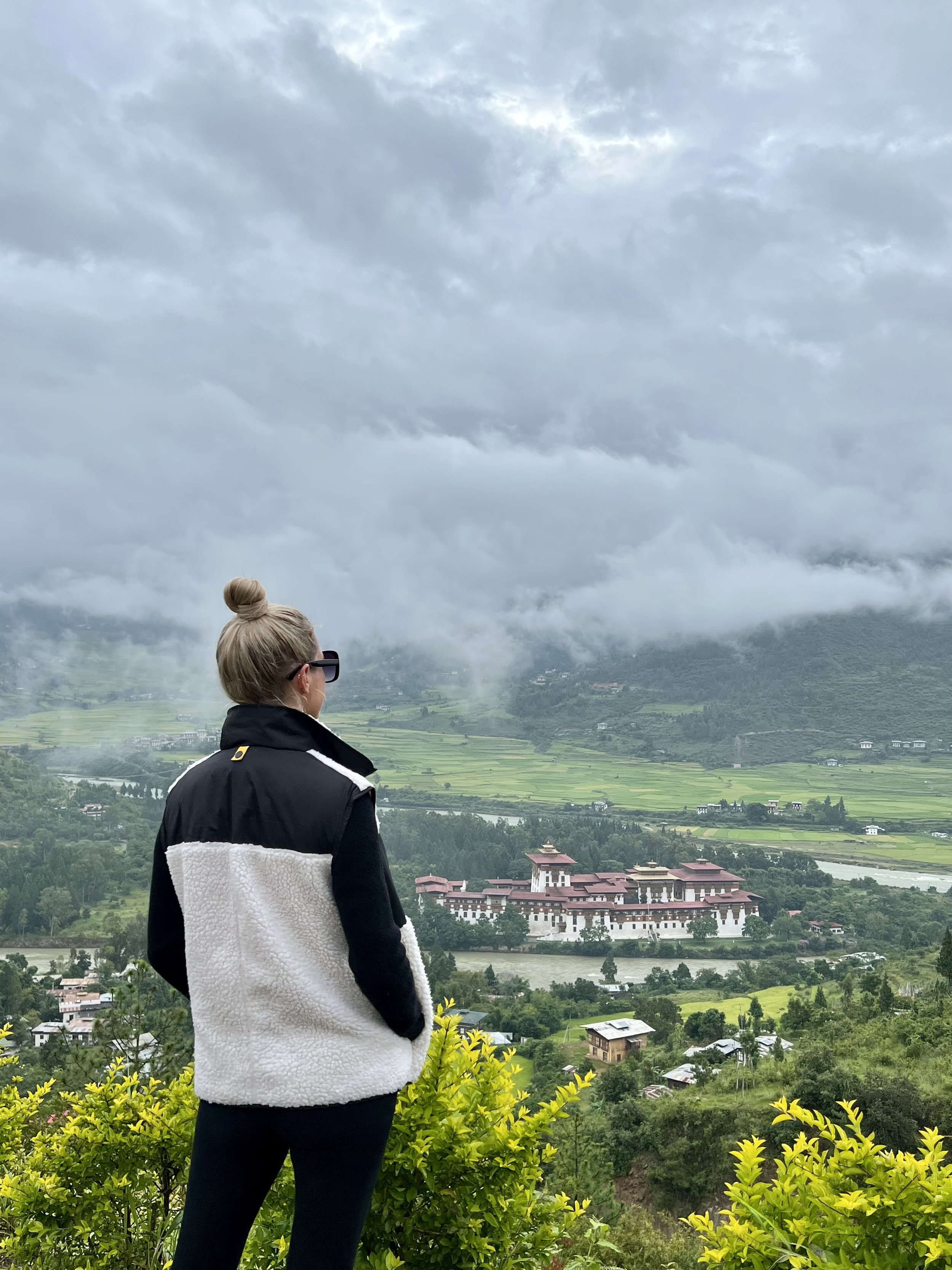 Early morning views of Punakha Dzong, Bhutan