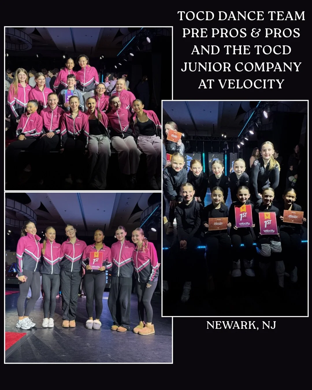 What an unforgettable weekend at Velocity! ✨🔥

We are SO proud of our TOCD Dance Team Pros &amp; Pre Pros and the TOCD Junior Company dancers for kicking off their first competition of the season at Velocity in NJ! From the stage to the convention c