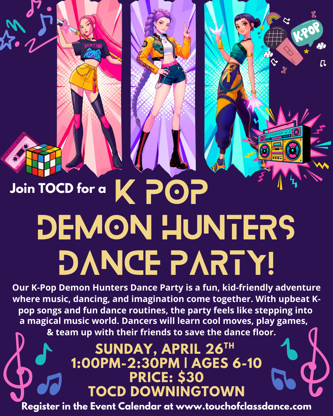K Pop Demon Hunters Dance Party