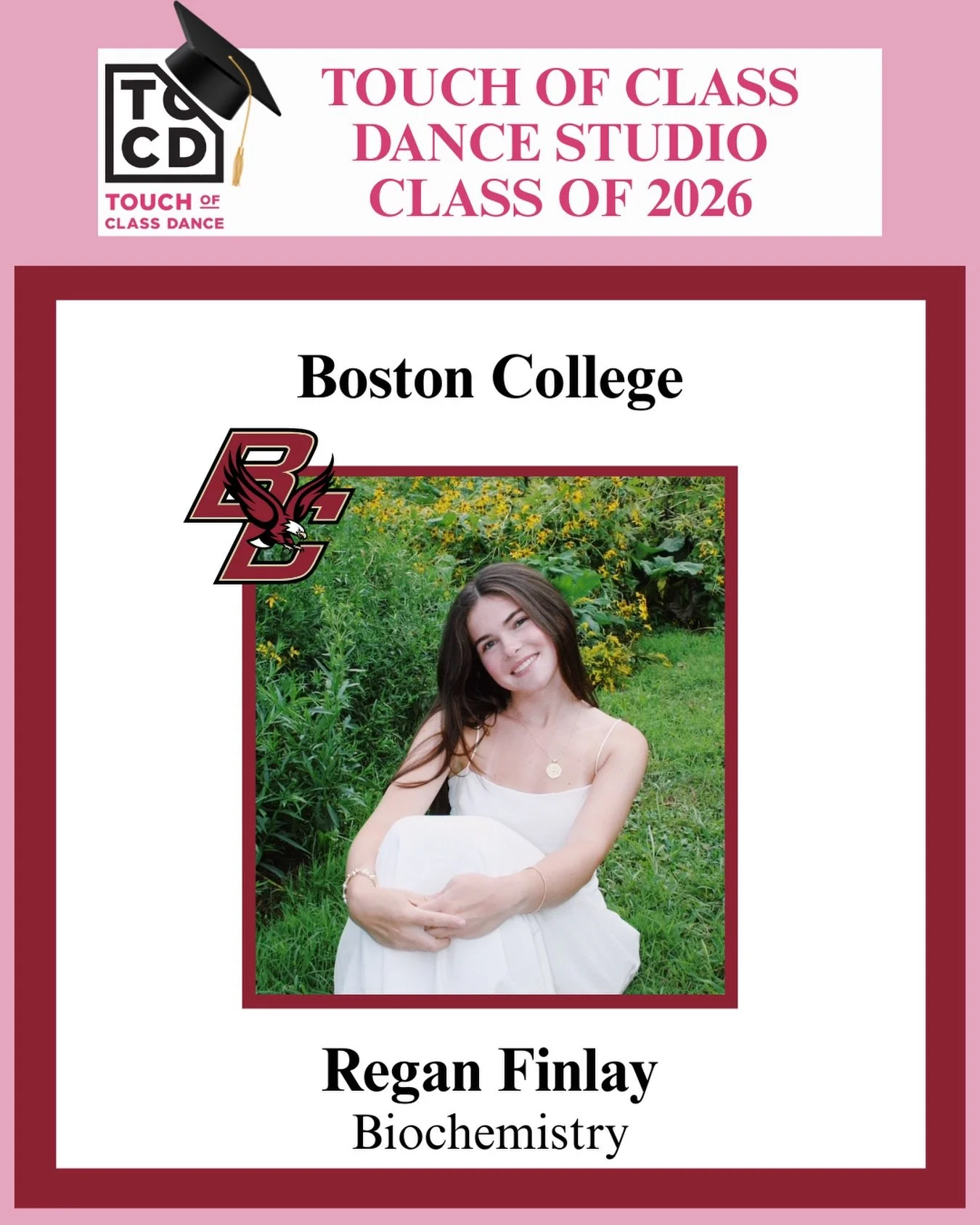 ✨ Senior Spotlight: Regan Finlay ✨

For the past 6 years, Regan has been a shining part of our studio family, bringing dedication, passion, and elegance to every step she takes. Whether she&rsquo;s on stage or off, Regan carries herself with a grace 