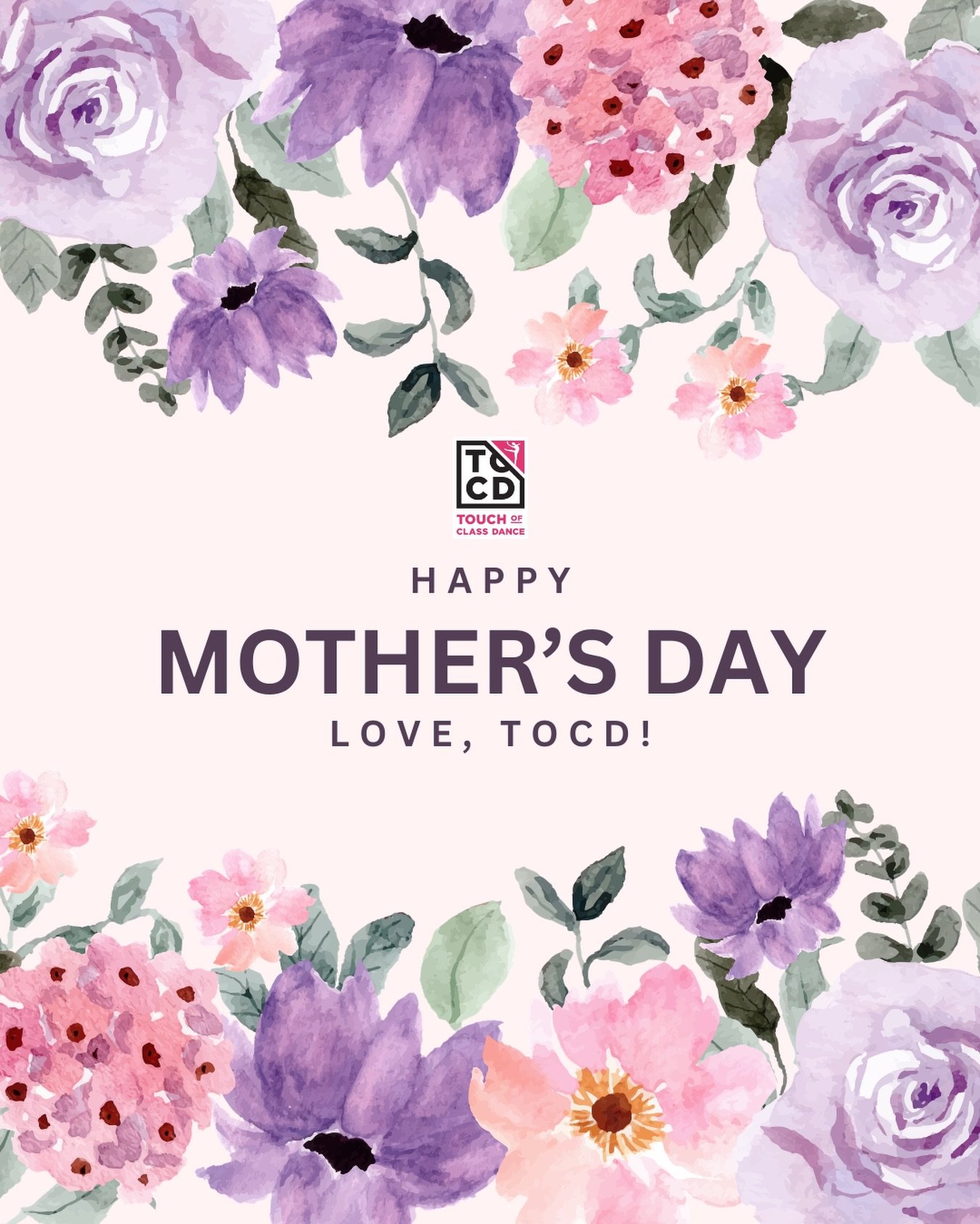 Happy Mother&rsquo;s Day to all of the incredible dance moms, grandmothers, and mother figures who support our dancers every step of the way 💐✨

Thank you for the early mornings, quick costume changes, endless encouragement, car rides, and unconditi