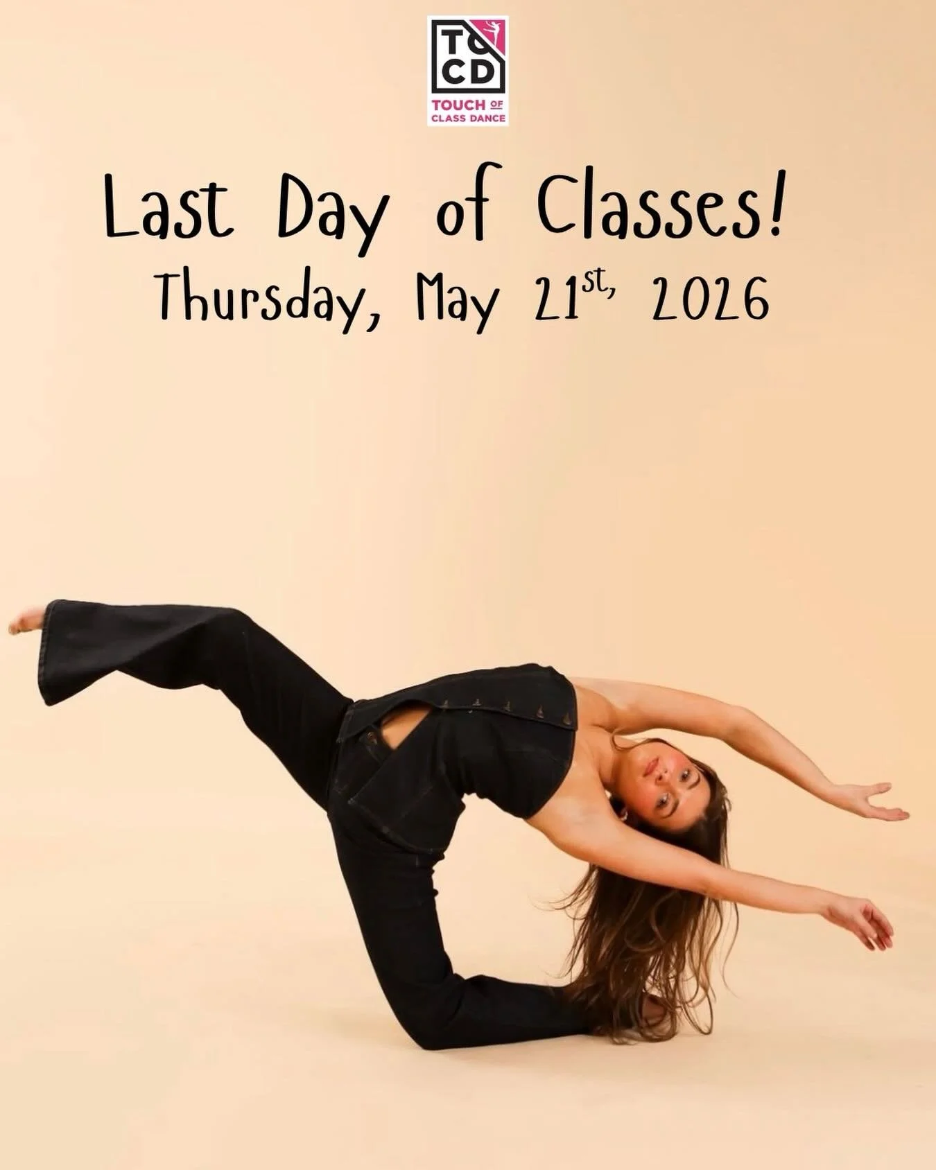 Today is our last day of classes for Season 47! 💃✨

The studio will be closed for Memorial Day weekend from Friday, May 22nd - Monday, May 25th. When we return it&rsquo;s officially recital week &mdash; dress rehearsal and recital are finally here!
