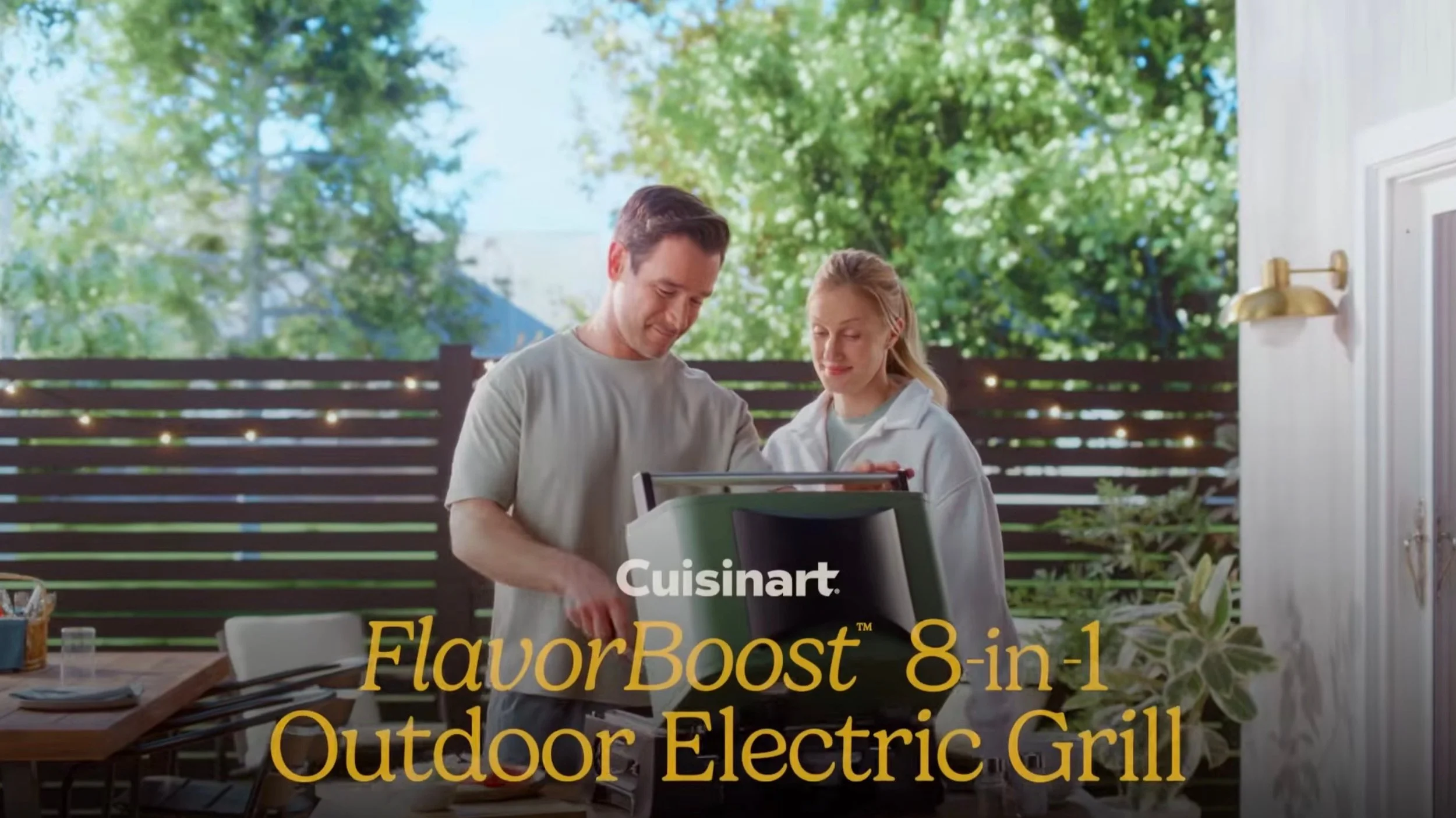 Cuisinart® FlavorBoost™ 8-in-1 Outdoor Electric Grill