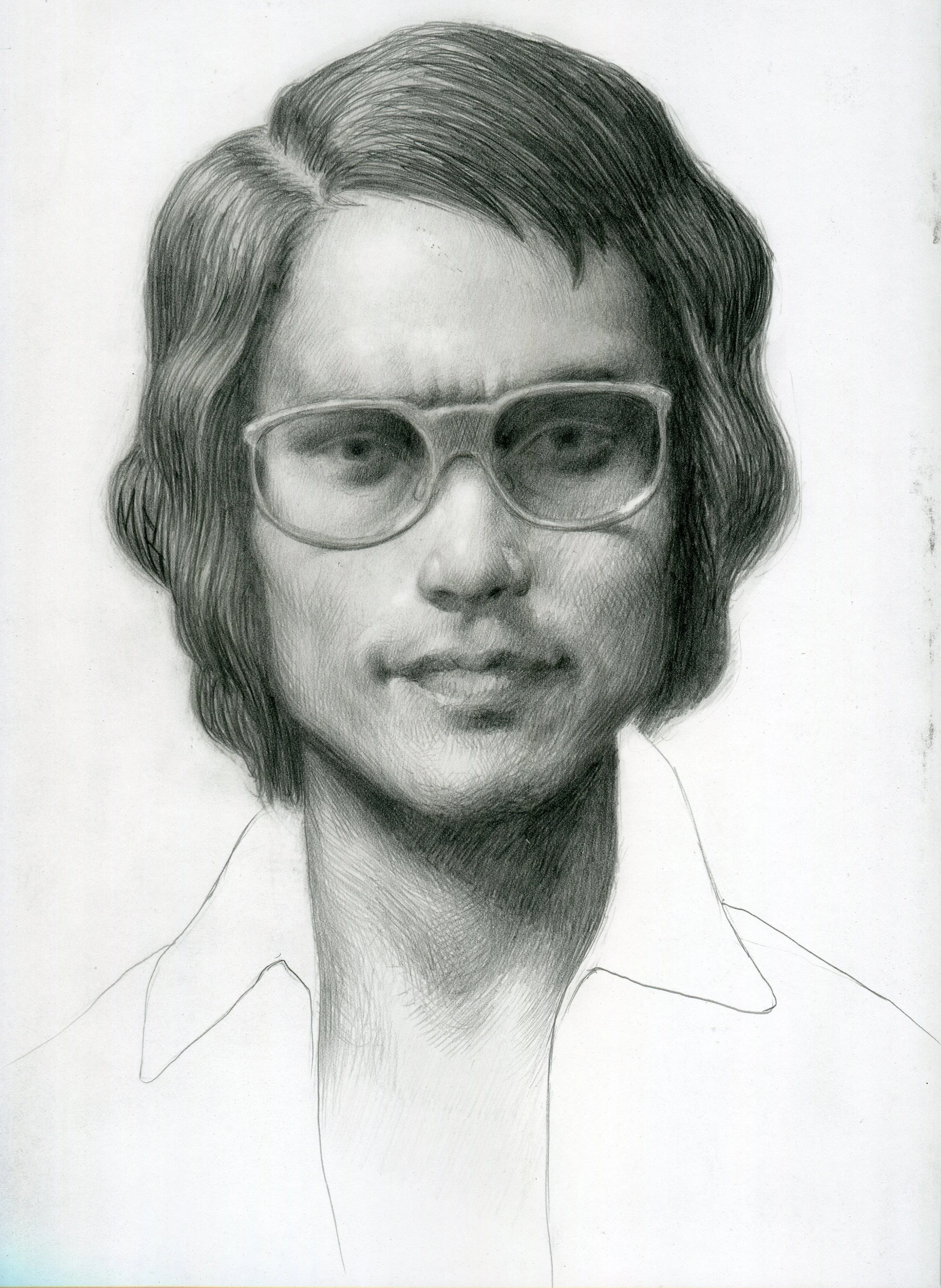  scan of the approved illustration  /  graphite 