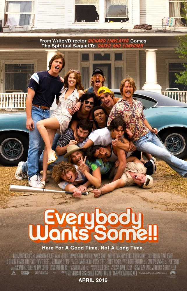Everybody Wants Some Dir. Richard Linklater (narrative feature) Design, edit, ADR record, foley re-record, and re-recording.
