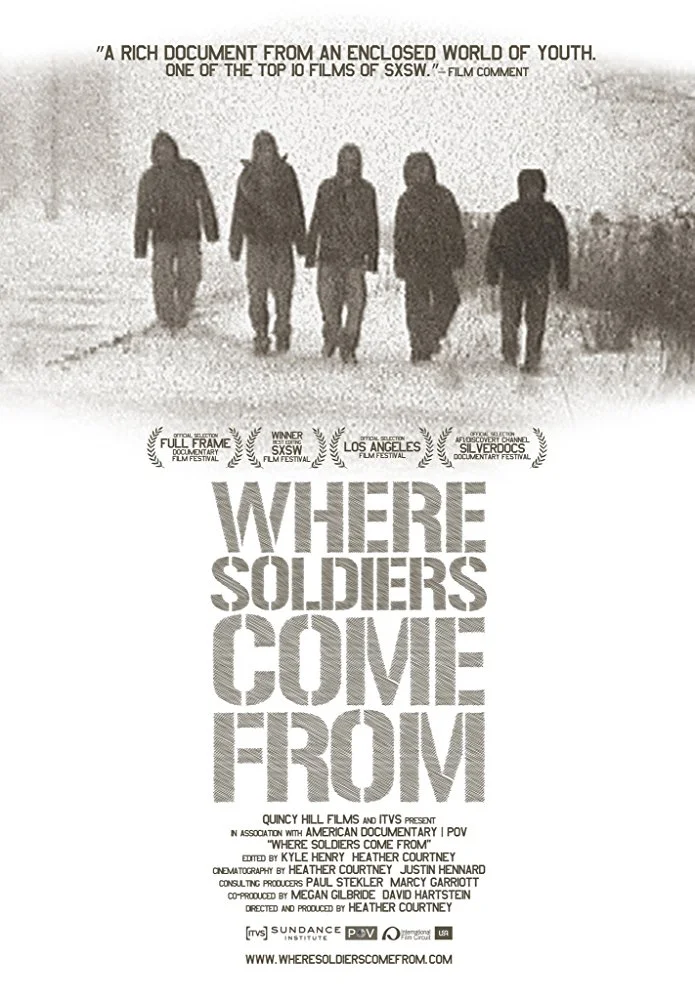 Where Soldiers Come From Dir. Heather Courtney (documentary feature) Editing and re-recording.