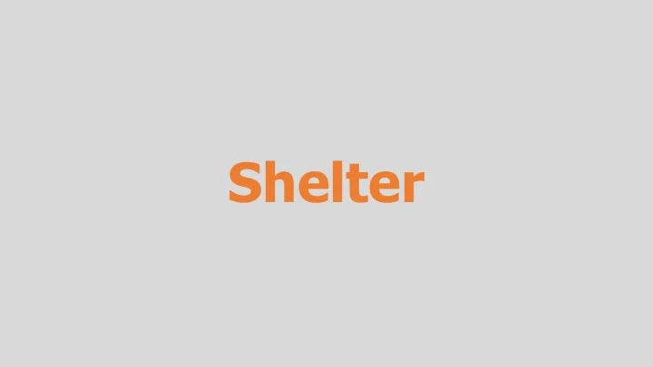 Shelter PBS (documentary feature) Re-recording.