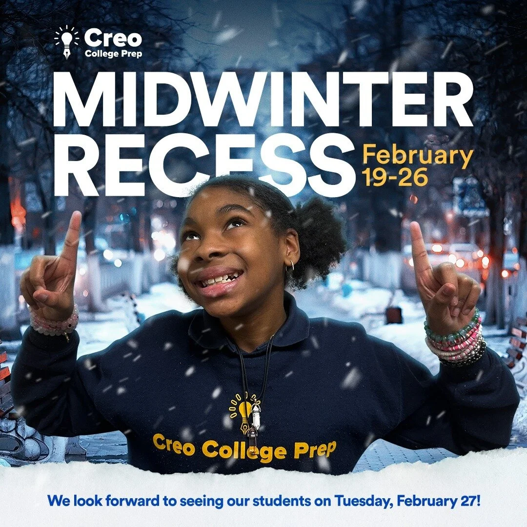 Embrace the joy of Midwinter Recess! βοΈ 
School's out from February 19th - 26th, a time for rest, rejuvenation, and making memories. β¨ 
Cherish the break, recharge, and return on February 27th ready to tackle new challenges. See you refreshed and e