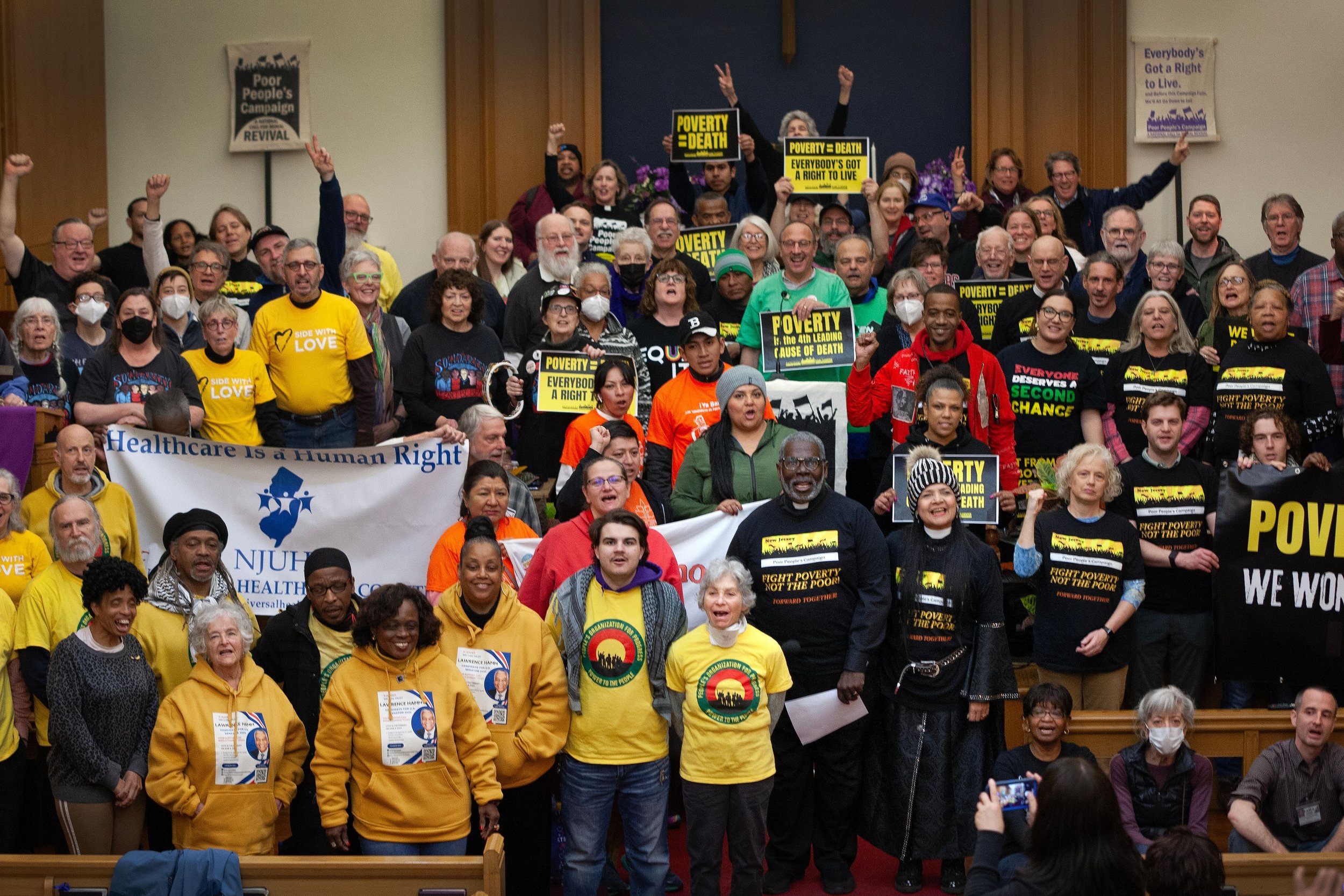 Mass assembly launched 40 weeks of action in the lead-up to November, when poor, low-wealth voters will play crucial role in elections
