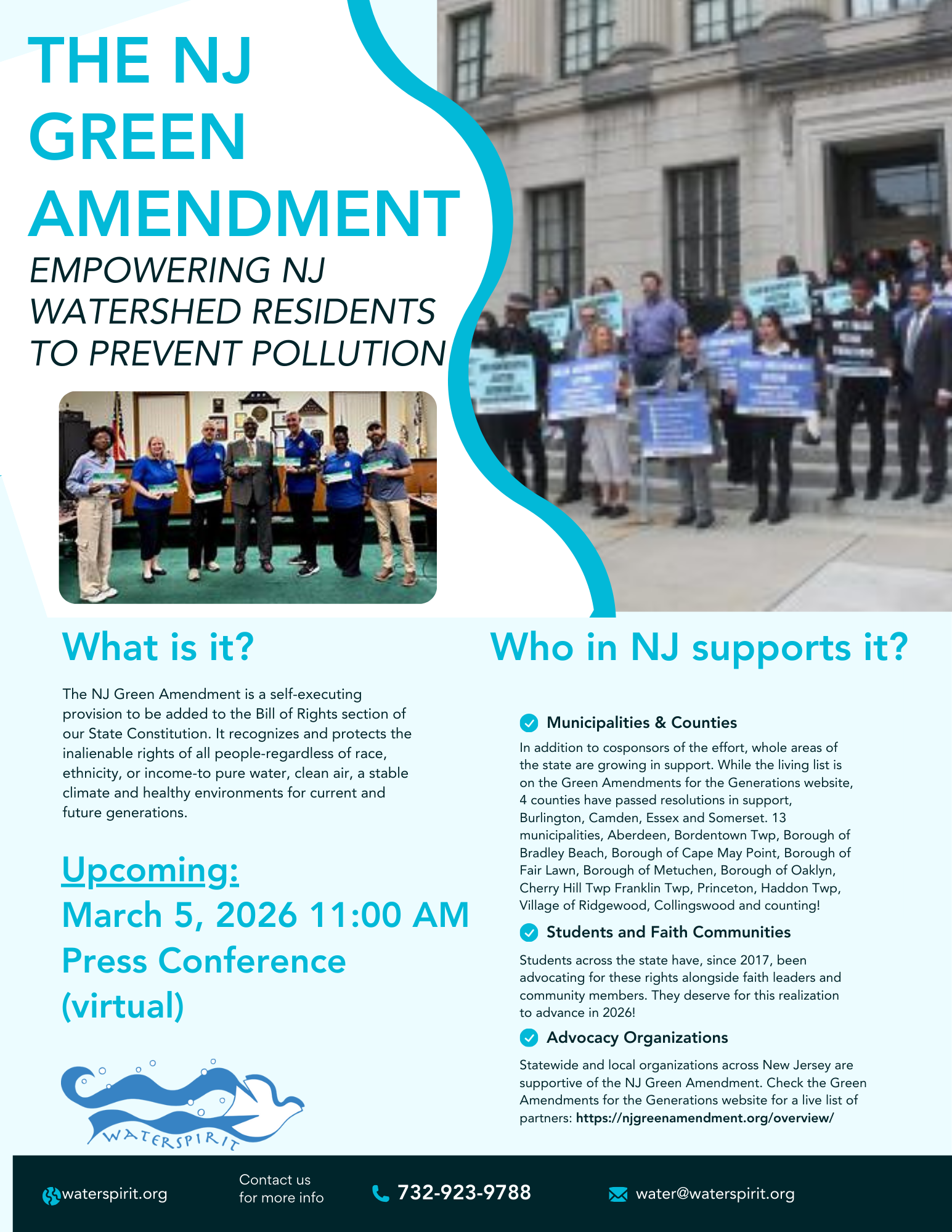 MEDIA ADVISORY: NJ Green Amendment Press Conference March 5, 2026