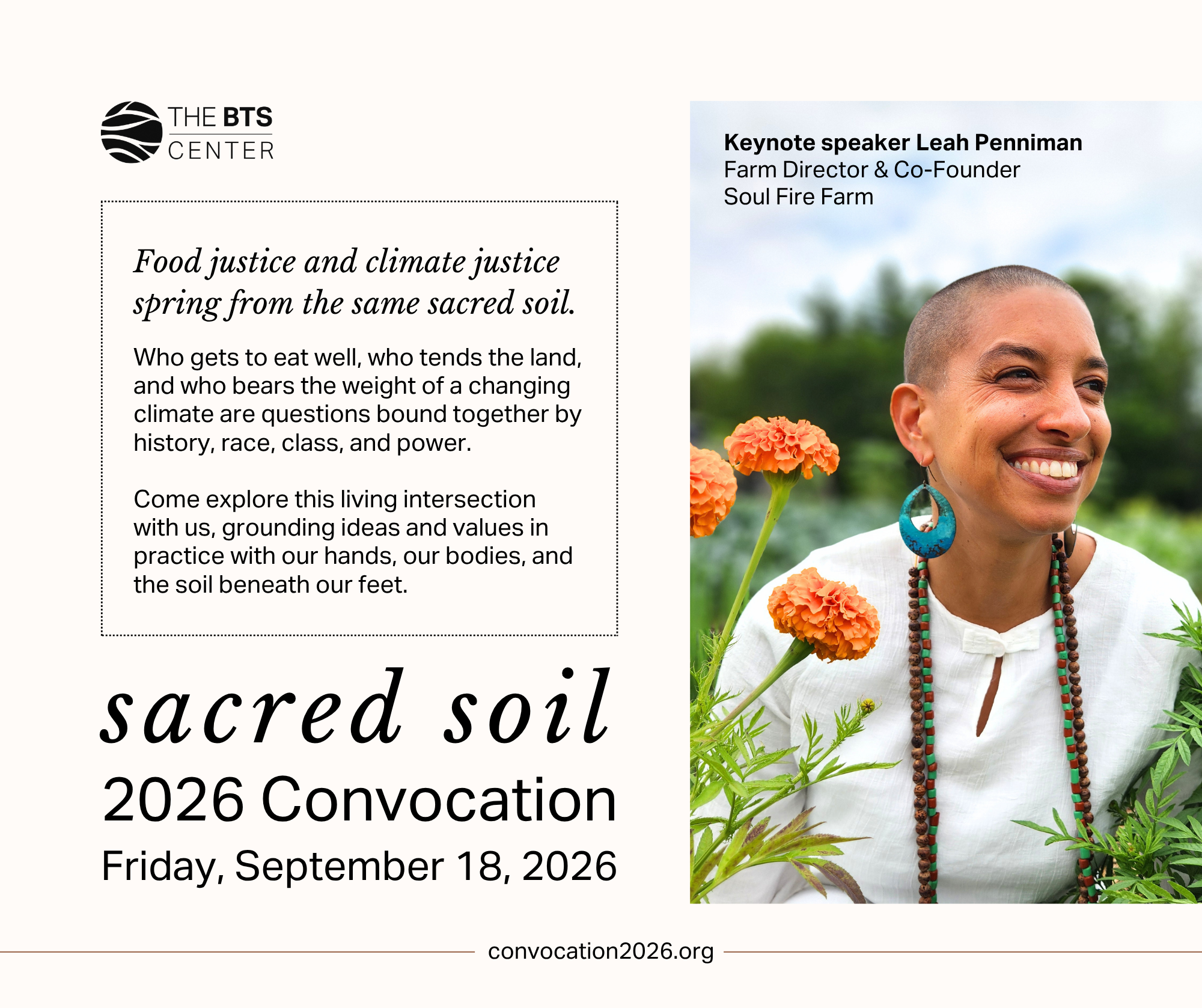 Convocation 2026: Sacred Soil
