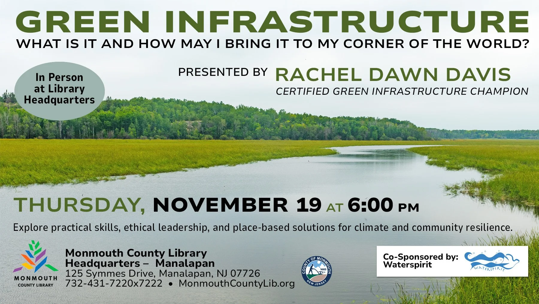 Green Infrastructure: What is it and how may I bring it to my corner of the world?