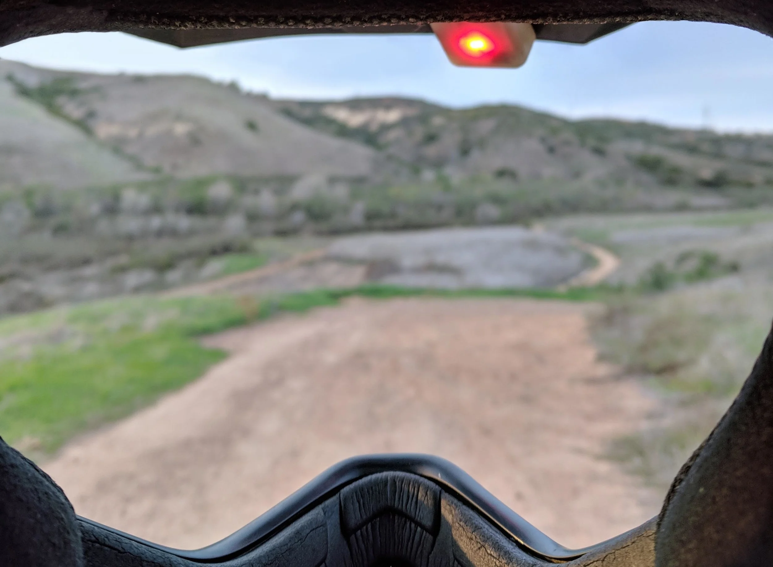 Smashlaps along for the ride at Rancho Penasquitos, San Diego.