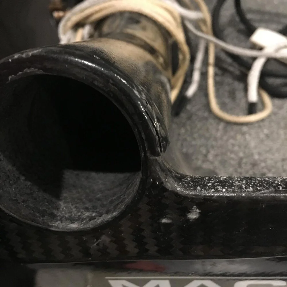 Aft Wing Bar Sockets - Reinforcement Cap Failing