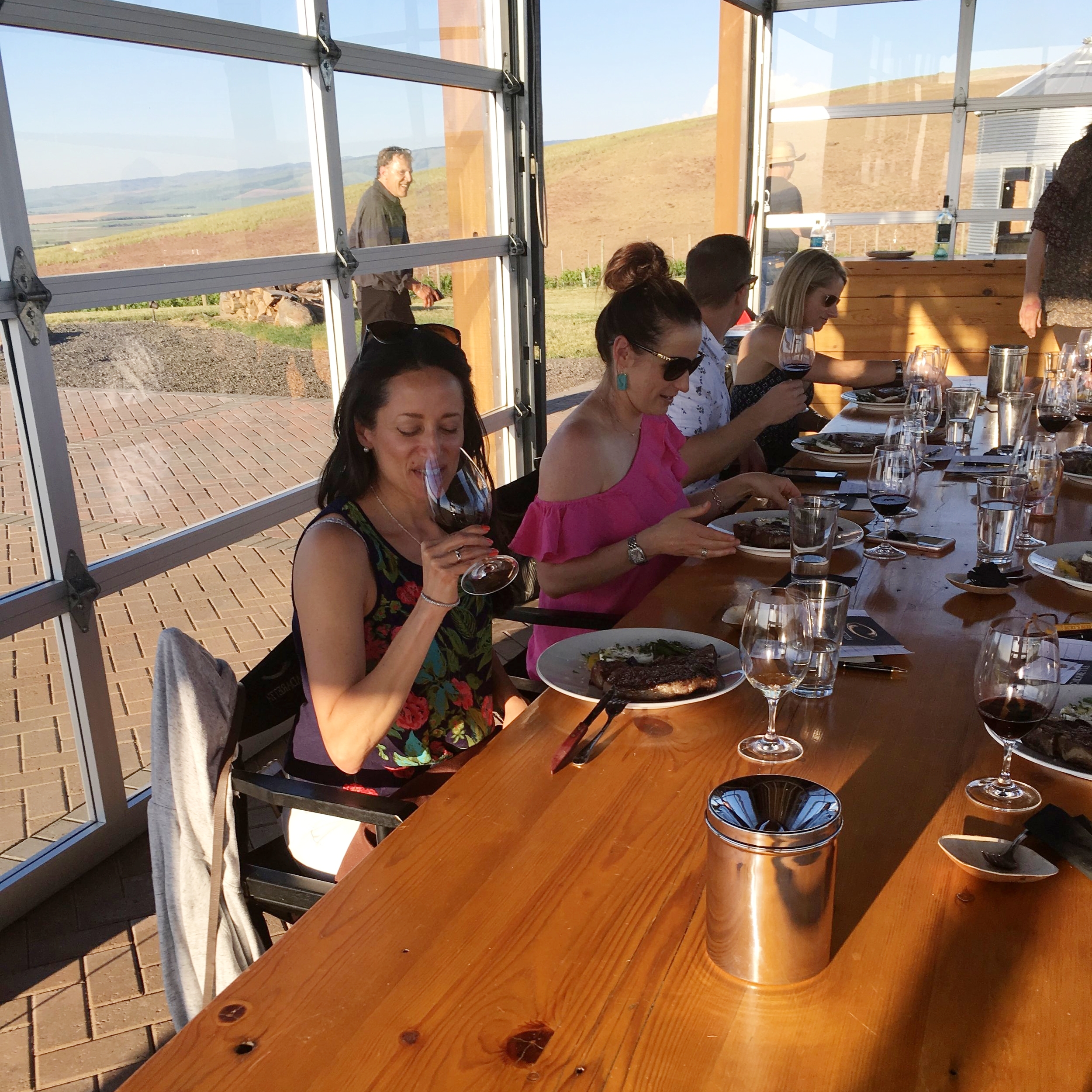  Dinner at Cadaretta’s Glass House  