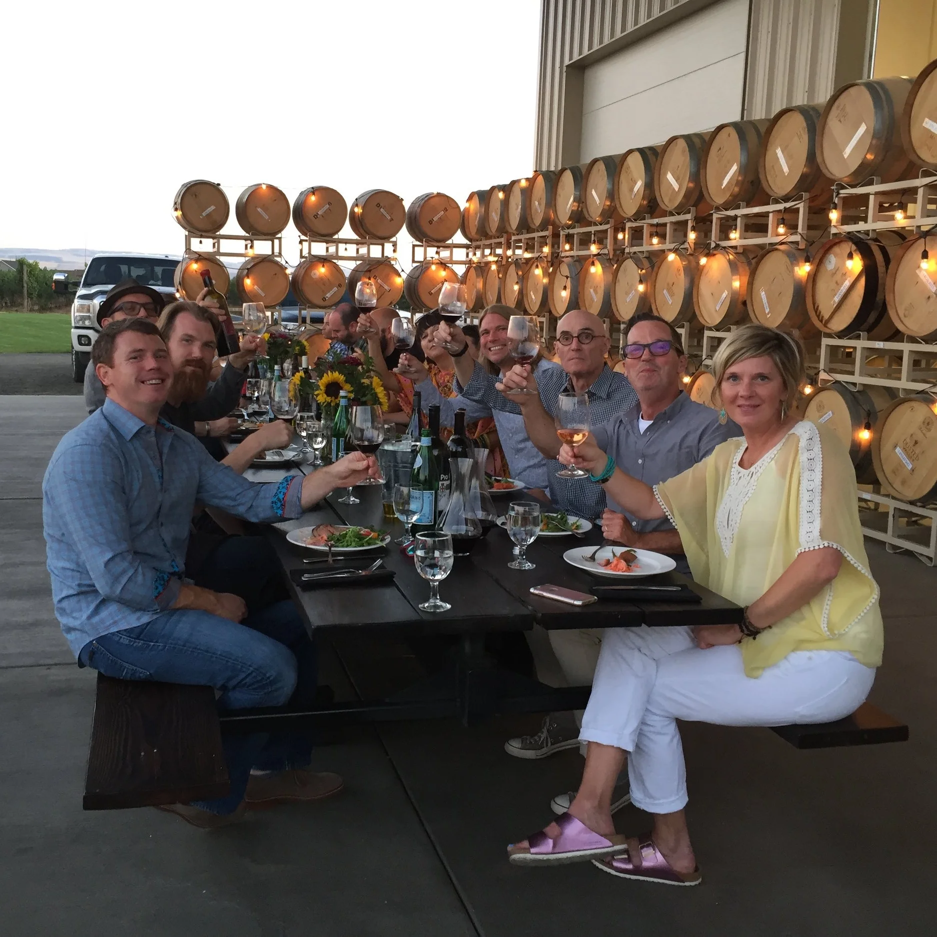  Another great dinner with Dusted Valley Winery- always a good time with these guys! 