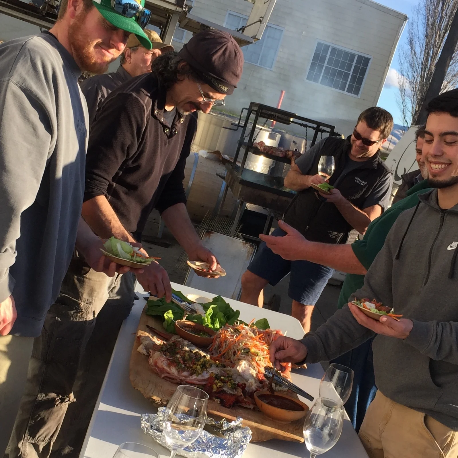  Another satisfied crew! 