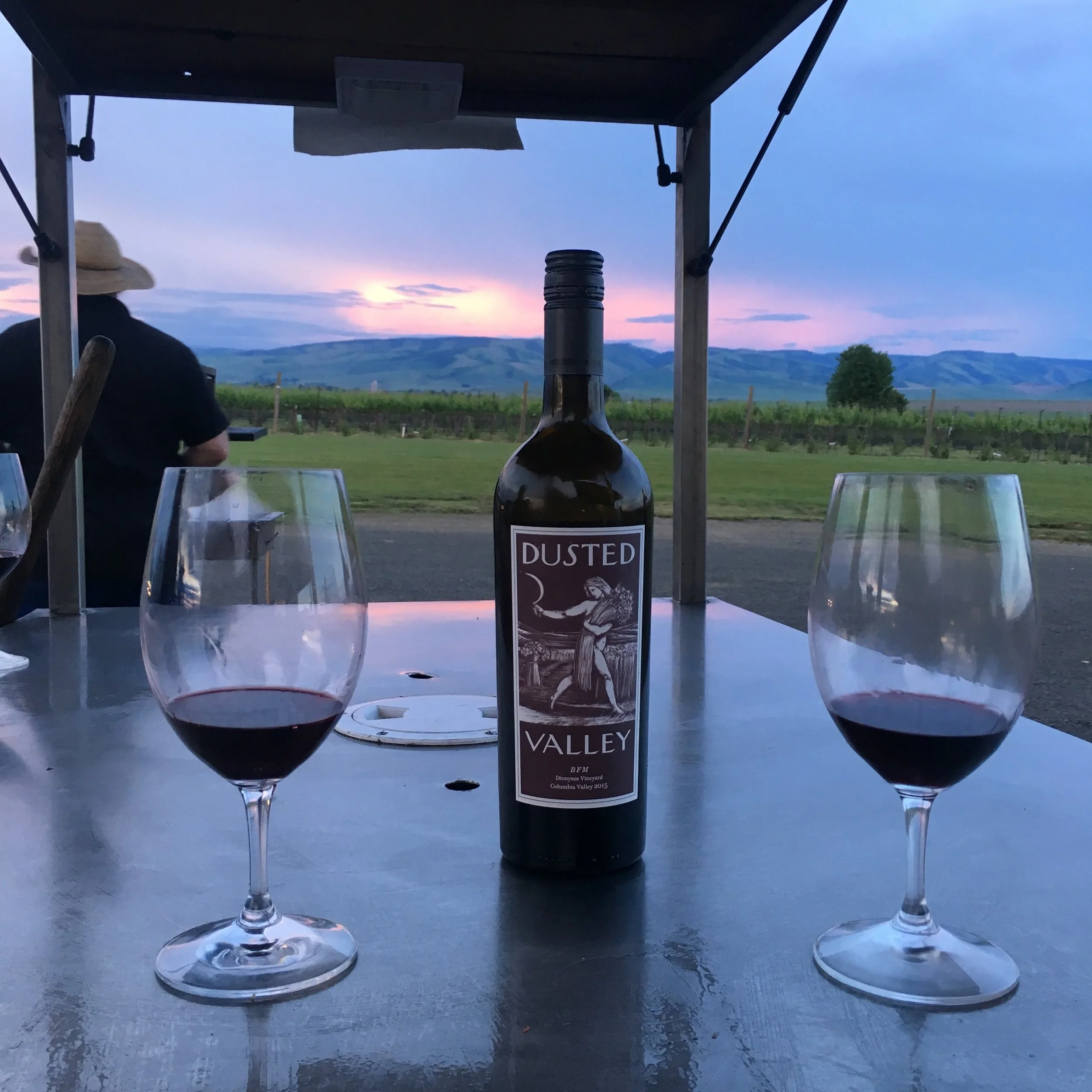 Sunset at Dusted Valley- Looking towards the Blue Mountains 