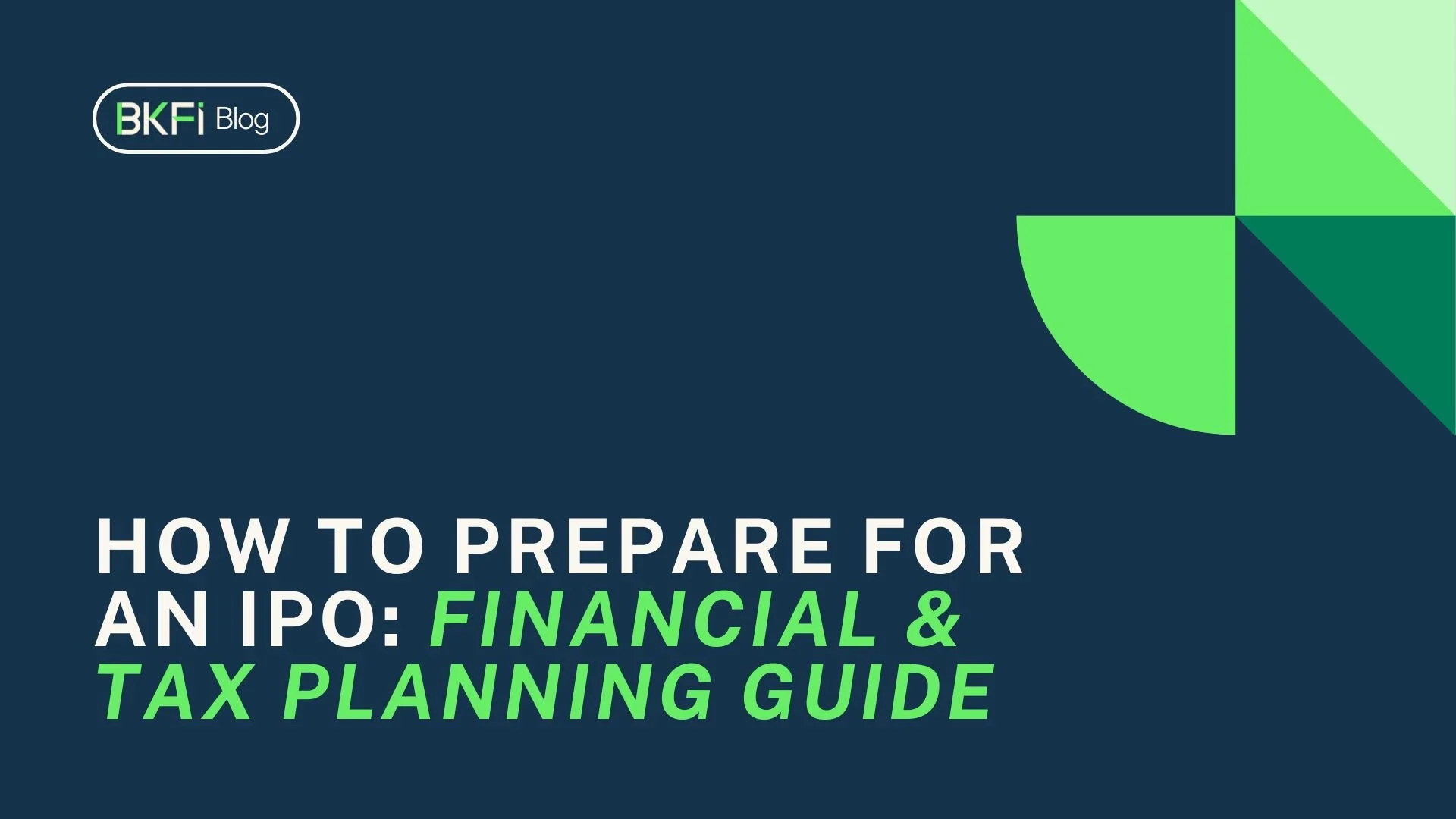 How To Prepare For An IPO