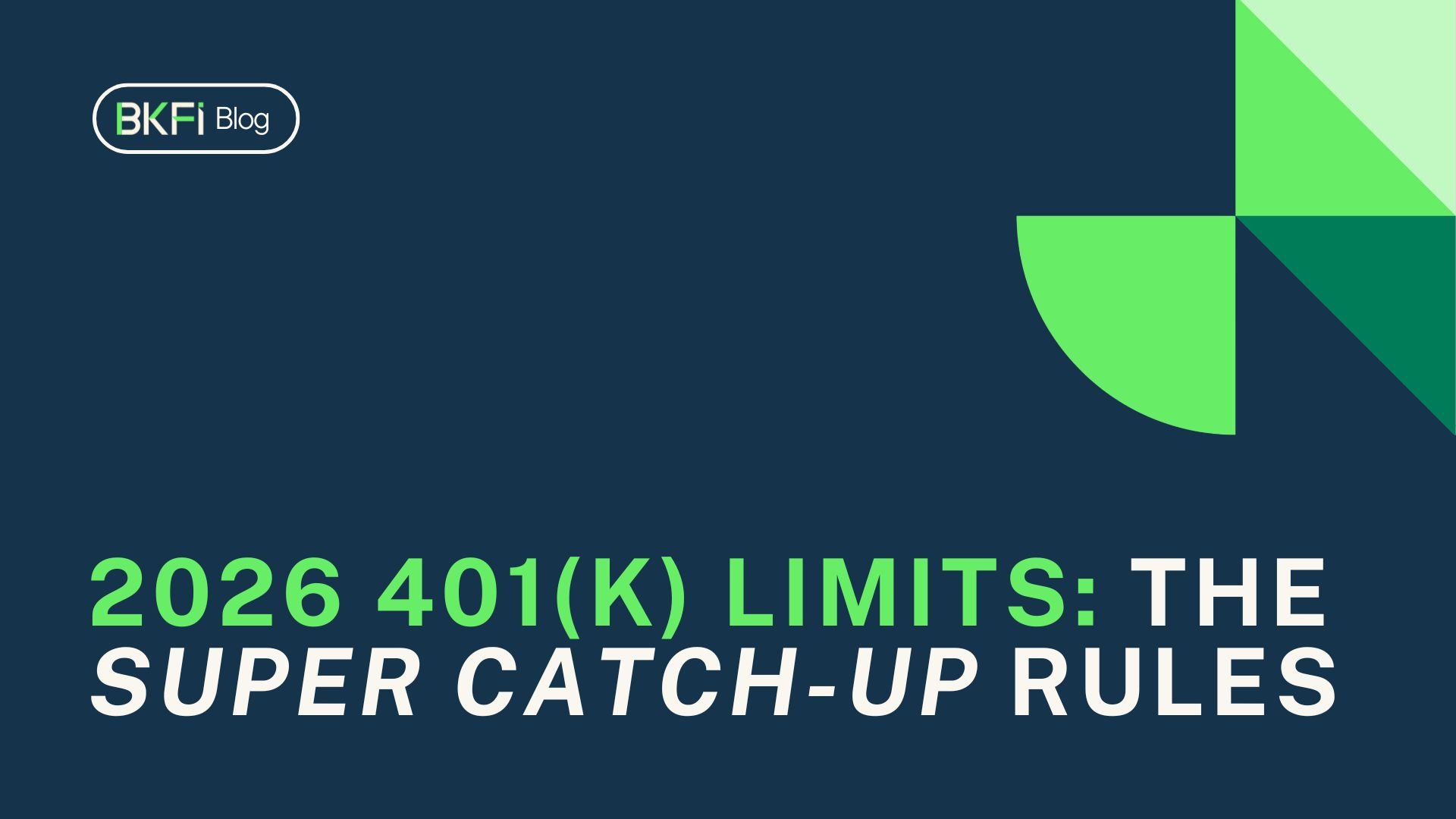 2026 401(k) Limits