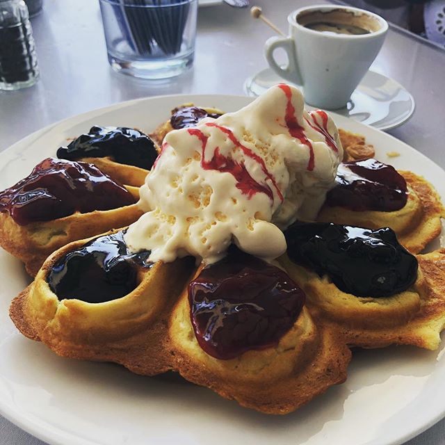 Belgium Waffles #Icecream #Brooklyn #Dessert 🥞🍦