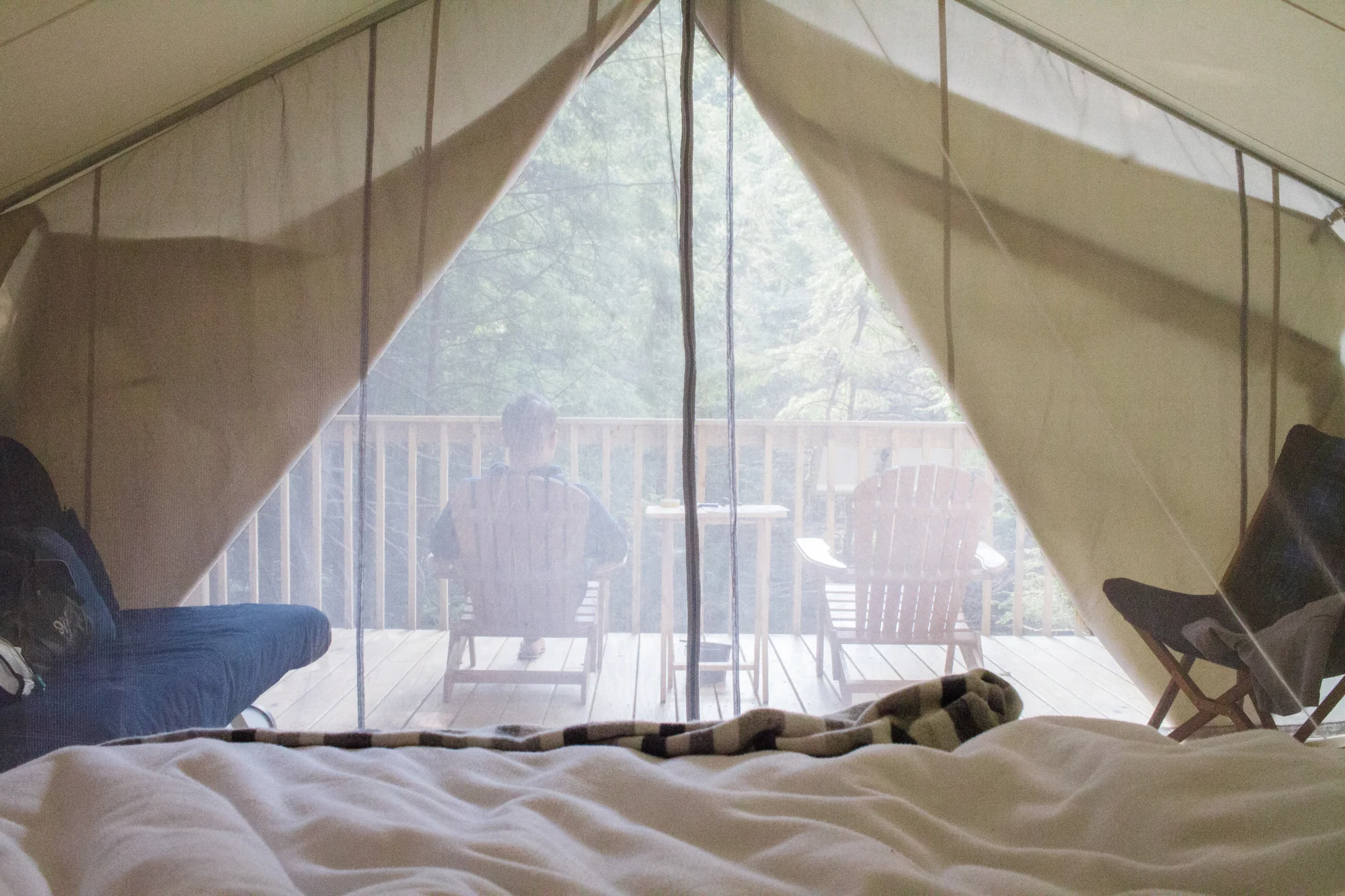 Morning views from our bed