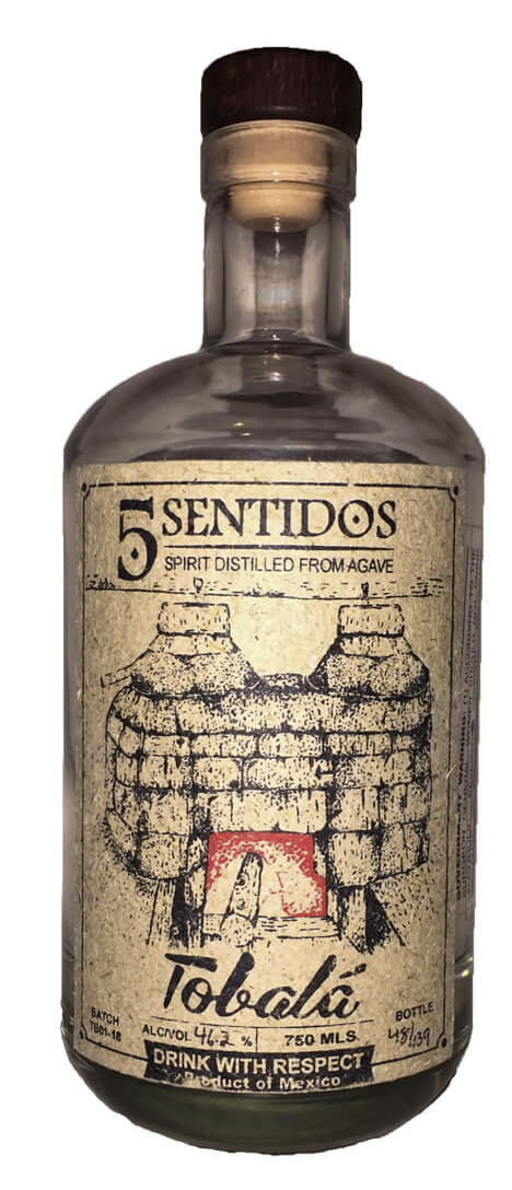 Cinco Sentidos Destilado de Agave Tobala 94 Proof