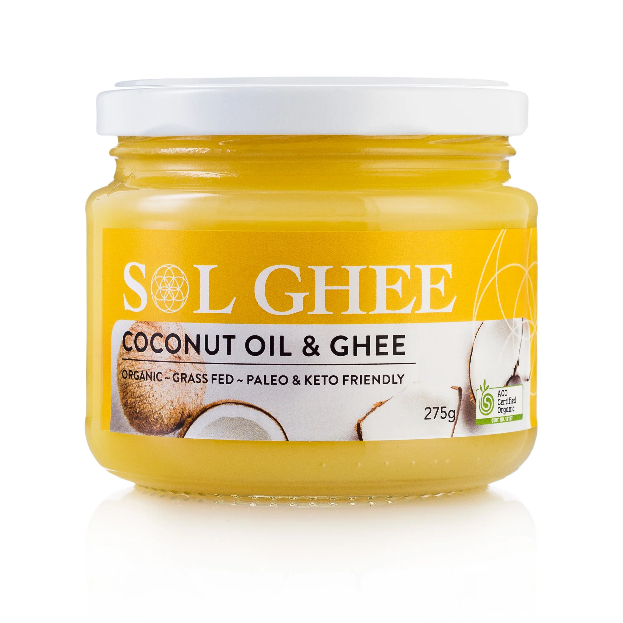 *NEW* Sol Coconut Oil and Ghee 275g — Sol Organics Byron Bay