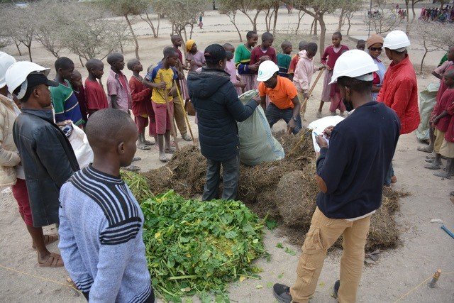 Collecting organic matter 