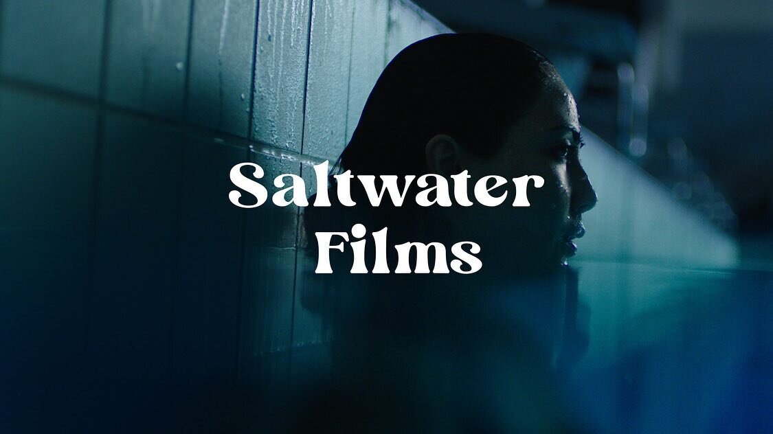 Our new @saltwaterfilms.co logo designed by the incredibly talented @jennawinshipdesign 🧊🙌🏼