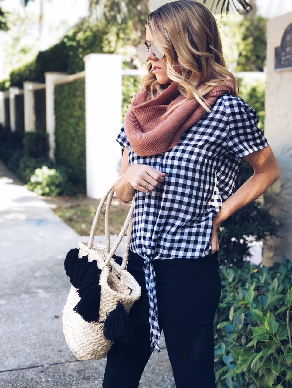 Gingham In The Florida Winter