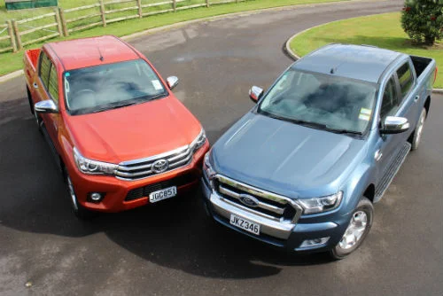Top truck tussle: Ranger XLT versus Hilux SR5