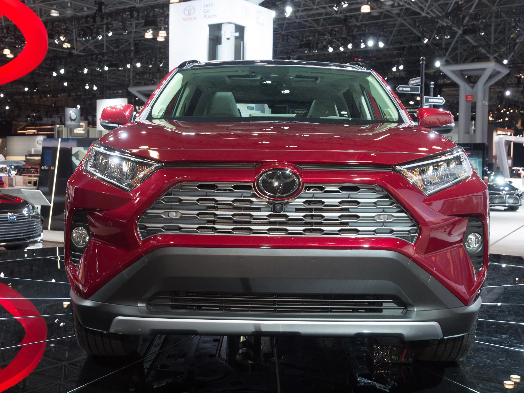New Forester and RAV4, updated Tucson front Big Apple car play