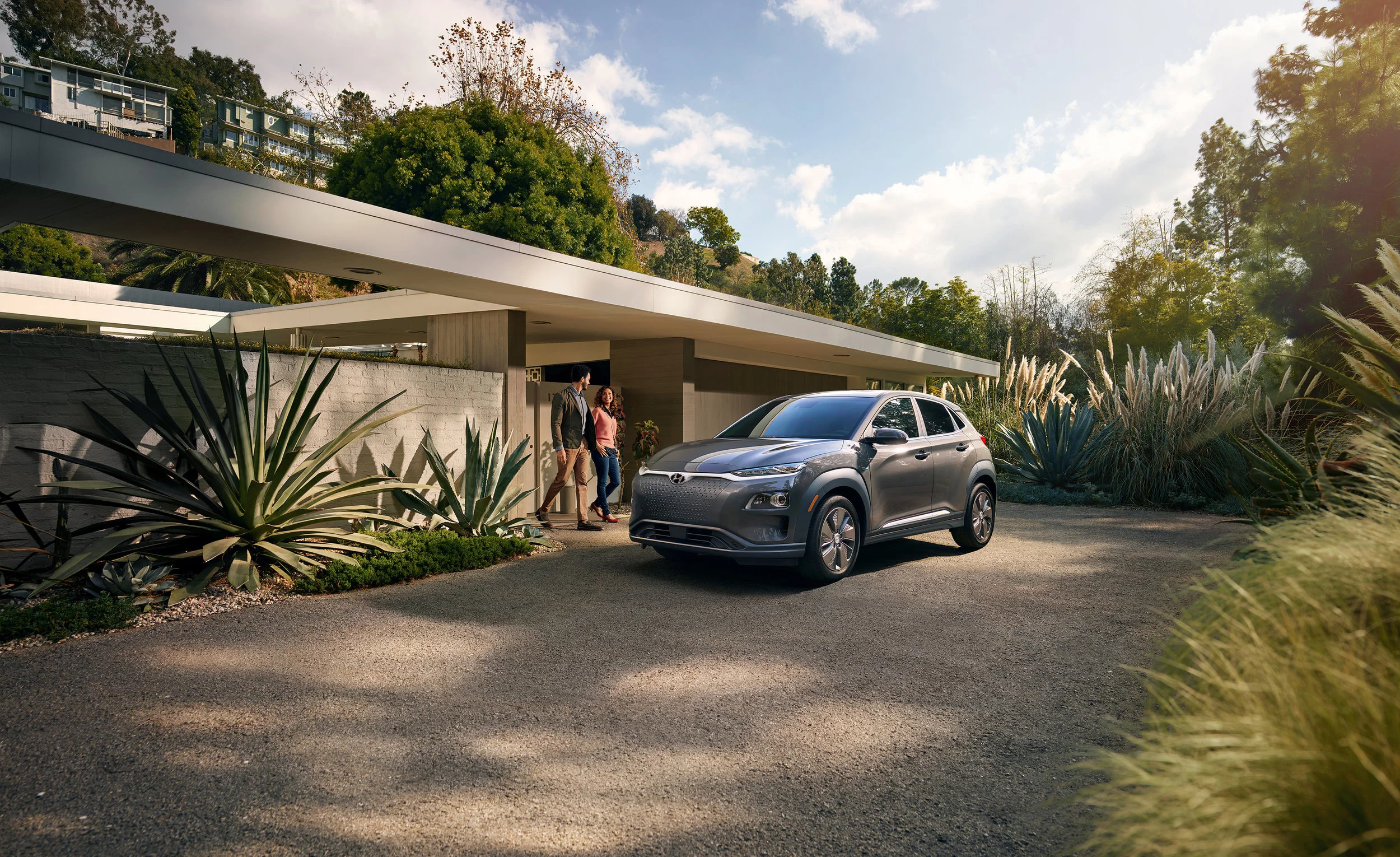 Kona EV on display – but price not provided