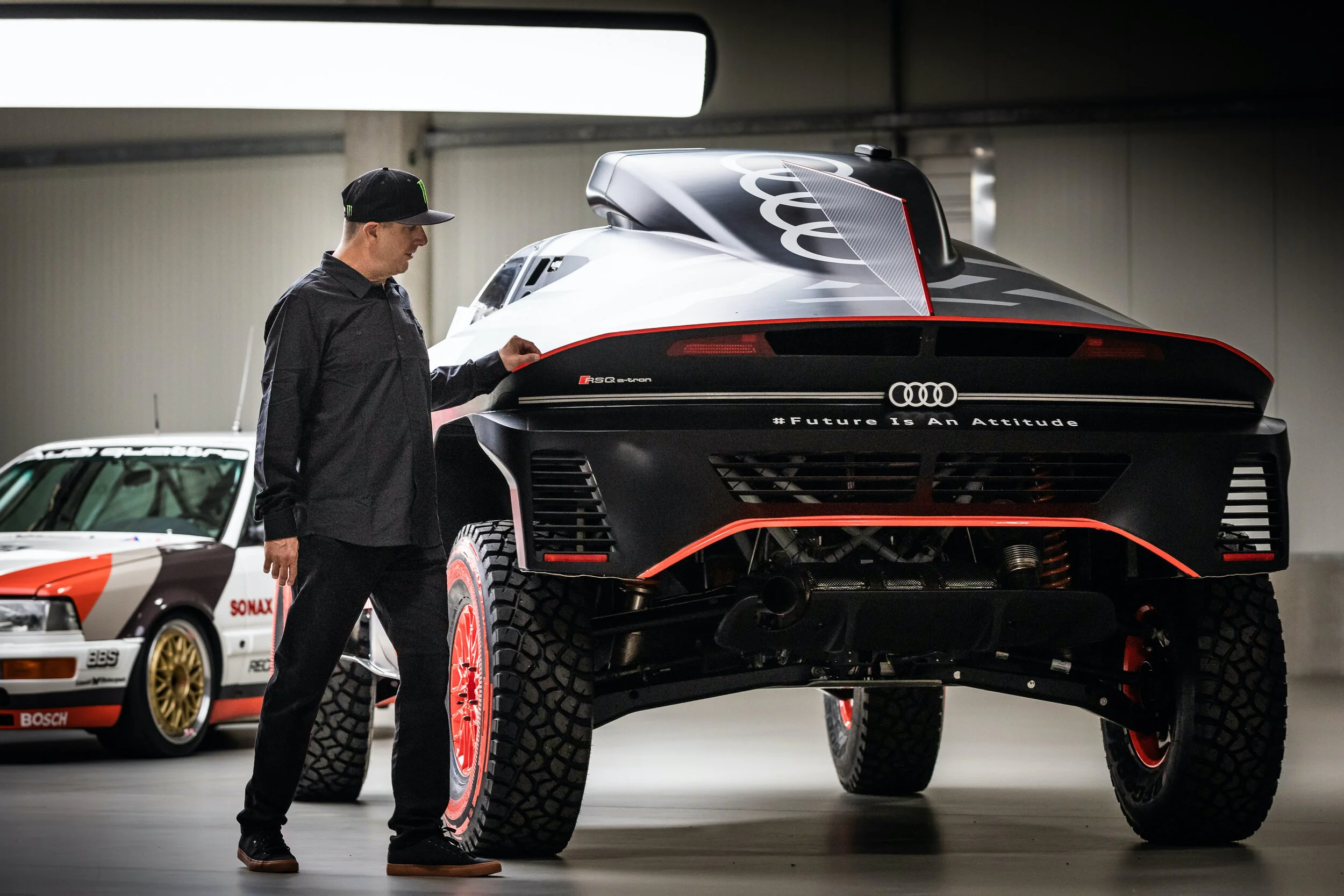 Ken Block feeling Audi’s EV racing buzz