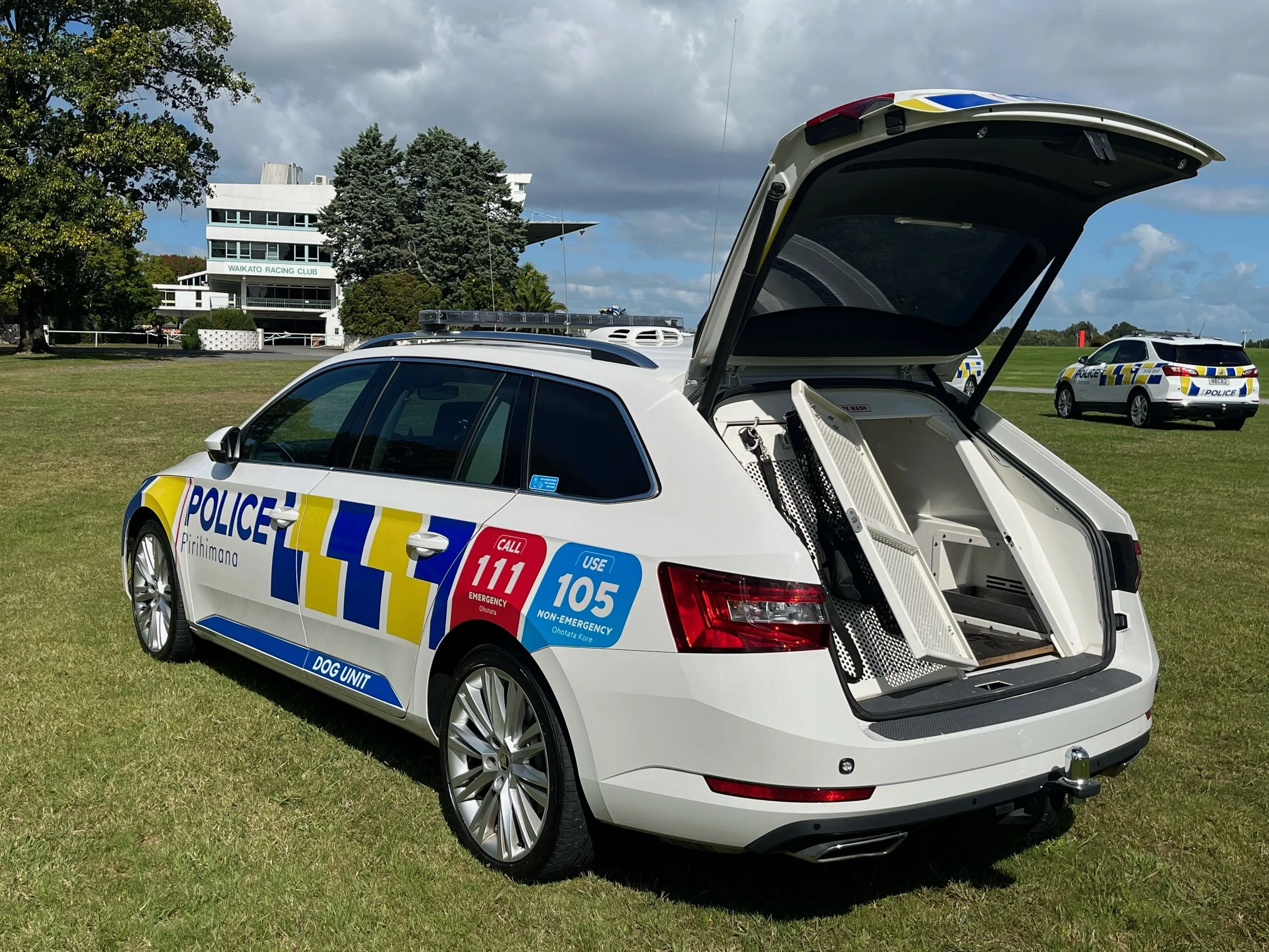 Fair cop: Skoda’s gone to the dogs