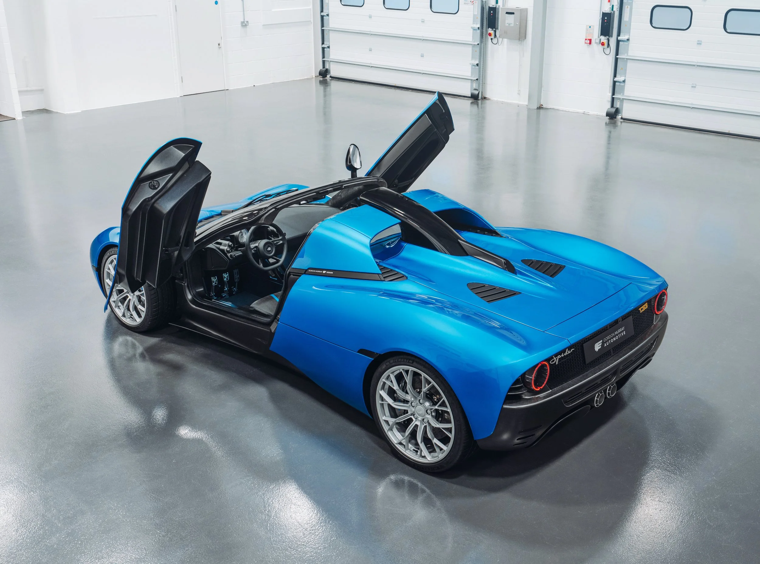 Gordon Murray supercar opens up