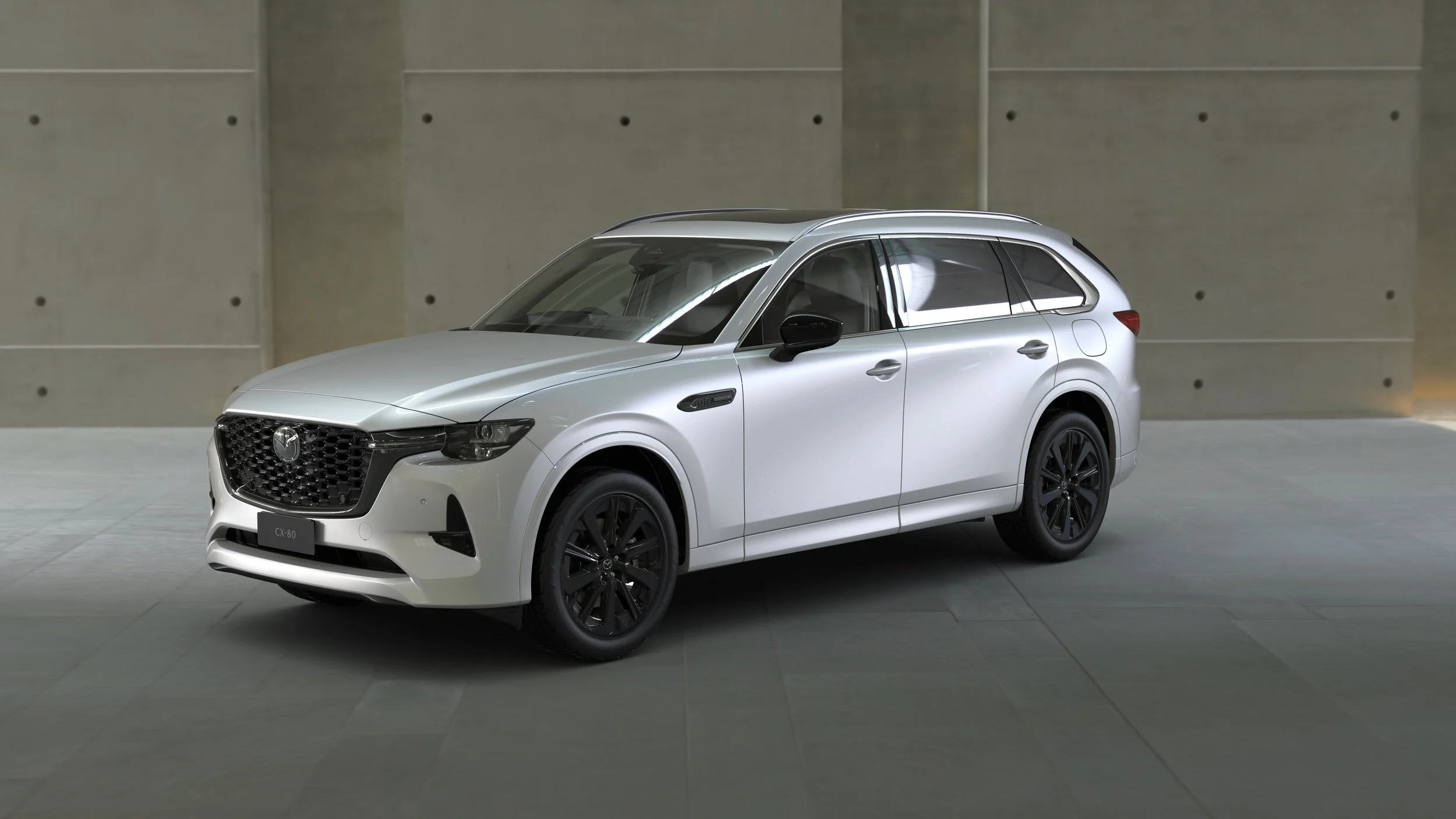 Two trims, two powertrain choices for three-row CX-80