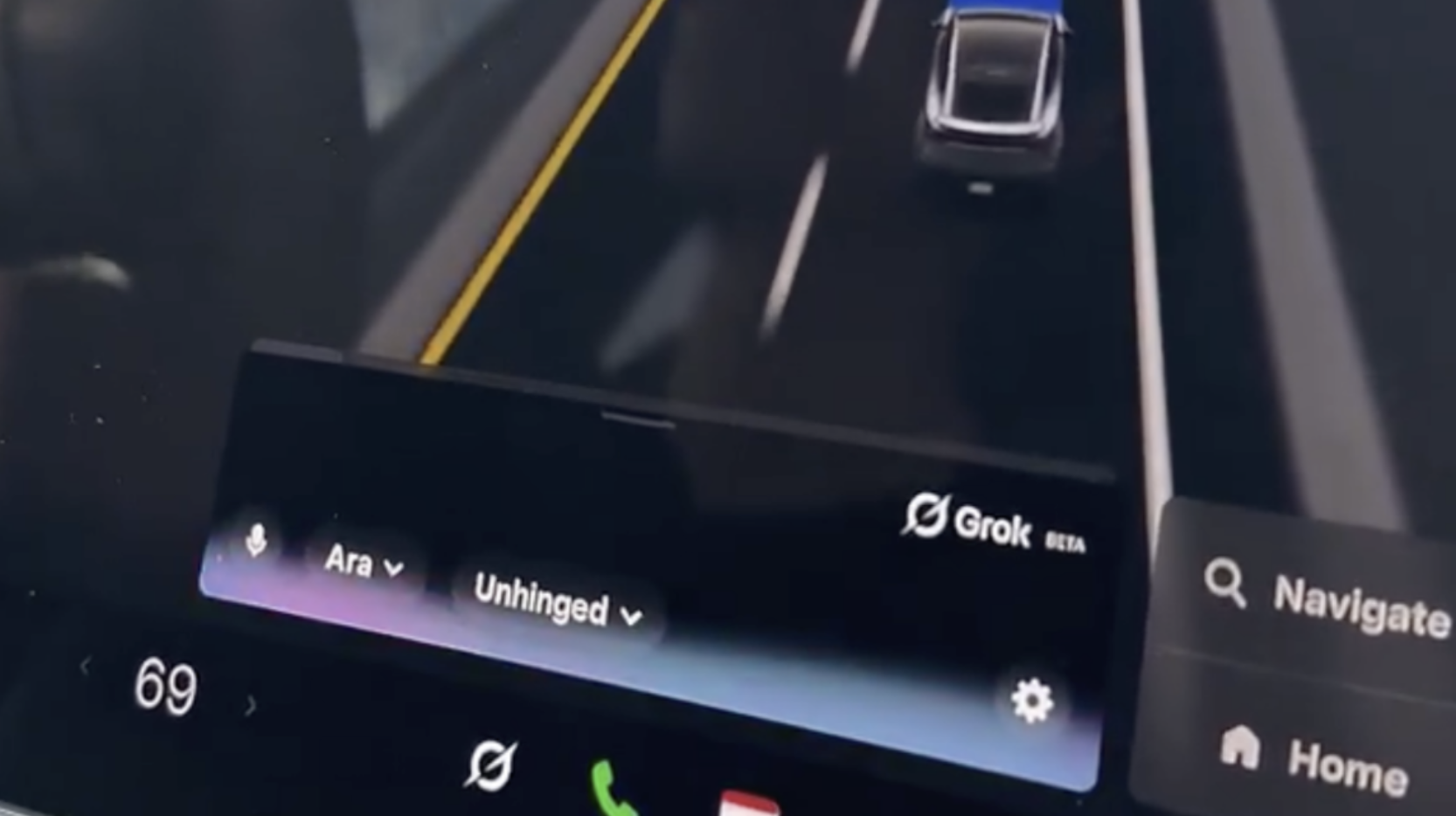 Grok enabled for NZ Teslas