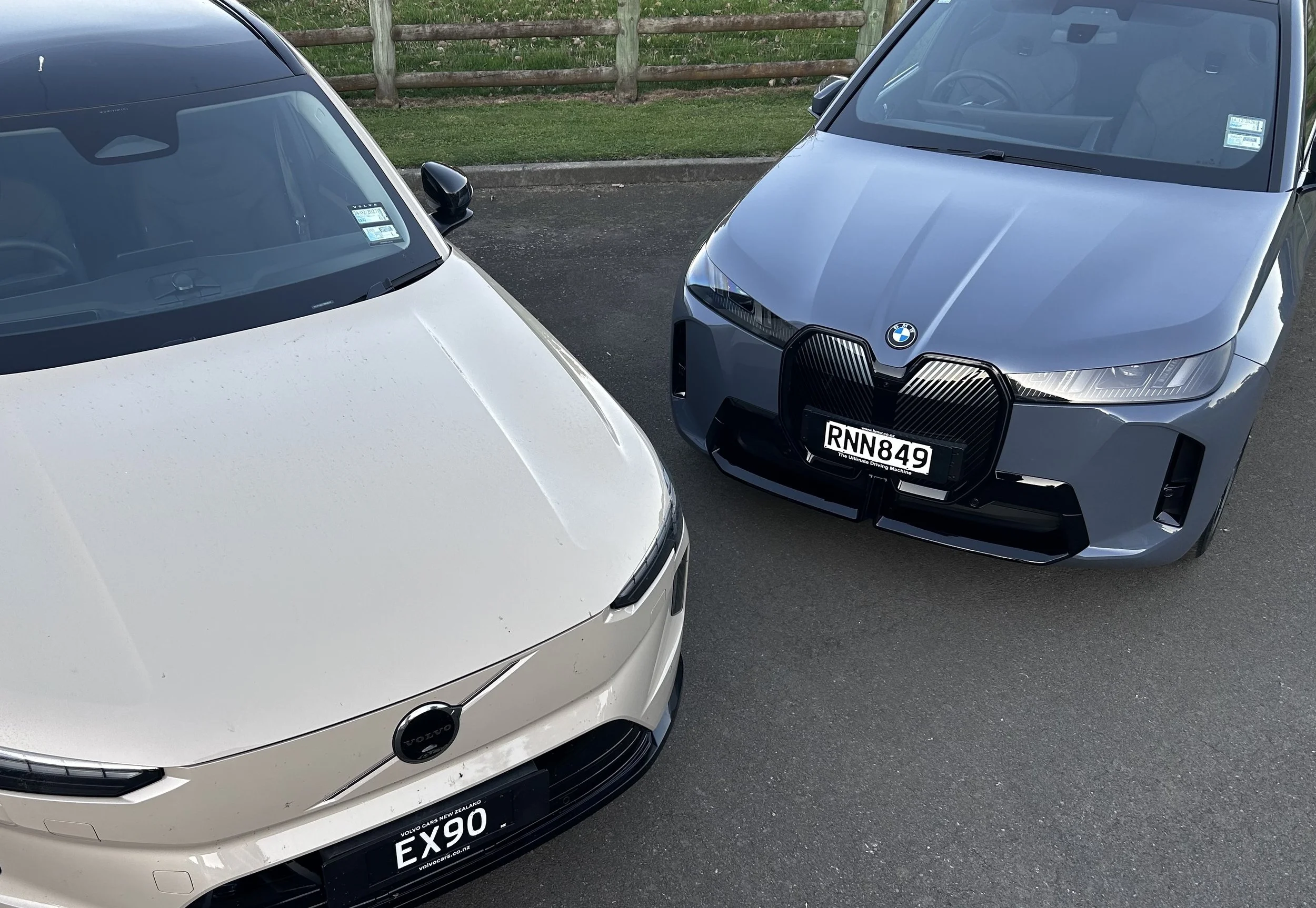 BMW iX 45/Volvo EX90 Ultra road test review: Big scene stealers