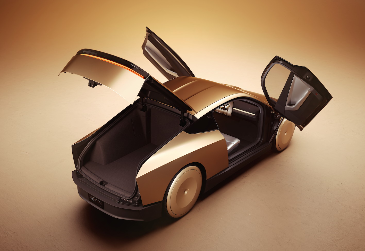 &nbsp;Cybercab tech shares as car seen here