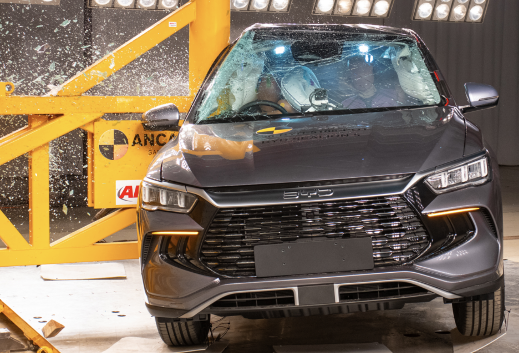Three for Sealion 5 dents BYD's safety score success run