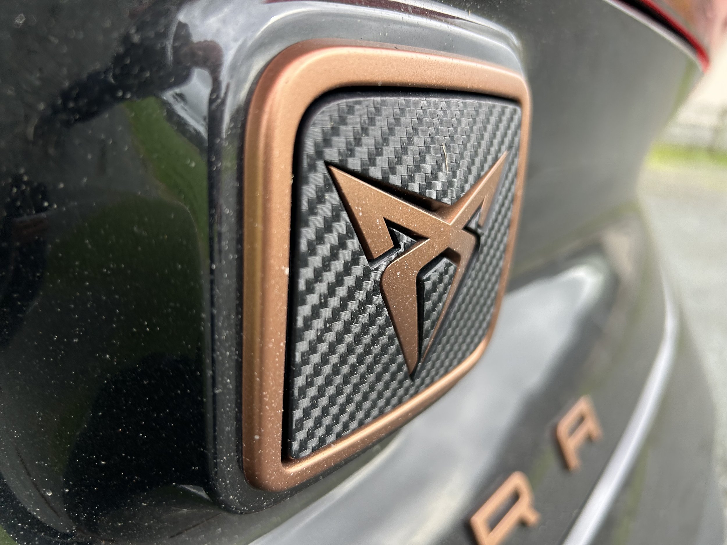 Original Seat Leon (5F) CUPRA Rear Badge Trunk Handle Emblem Logo Copper New