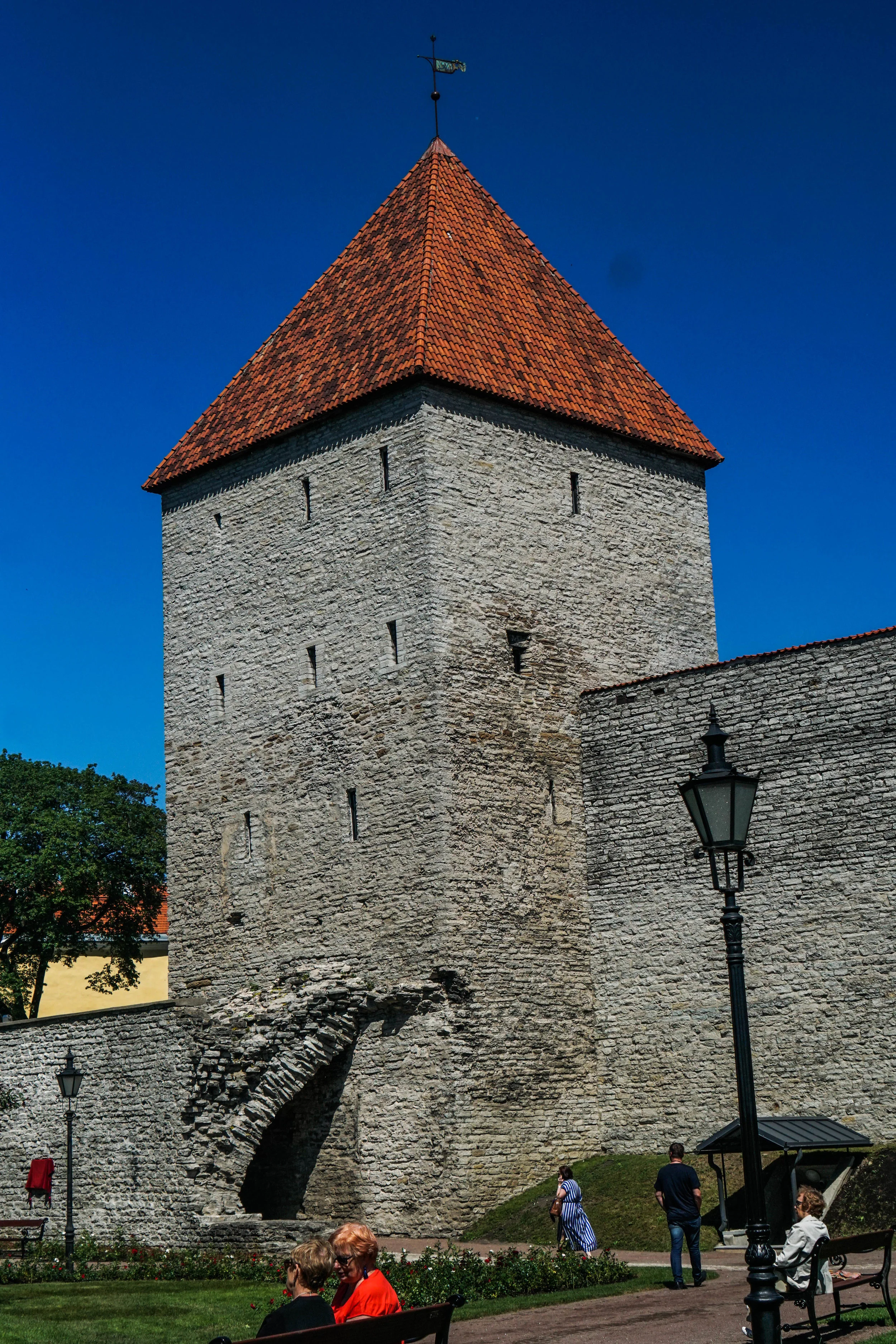 Tower in the walled city.