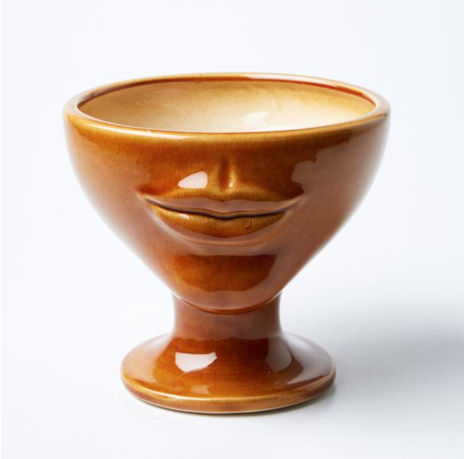 SIMONE VASE DARK HONEY - JONES &amp; CO.