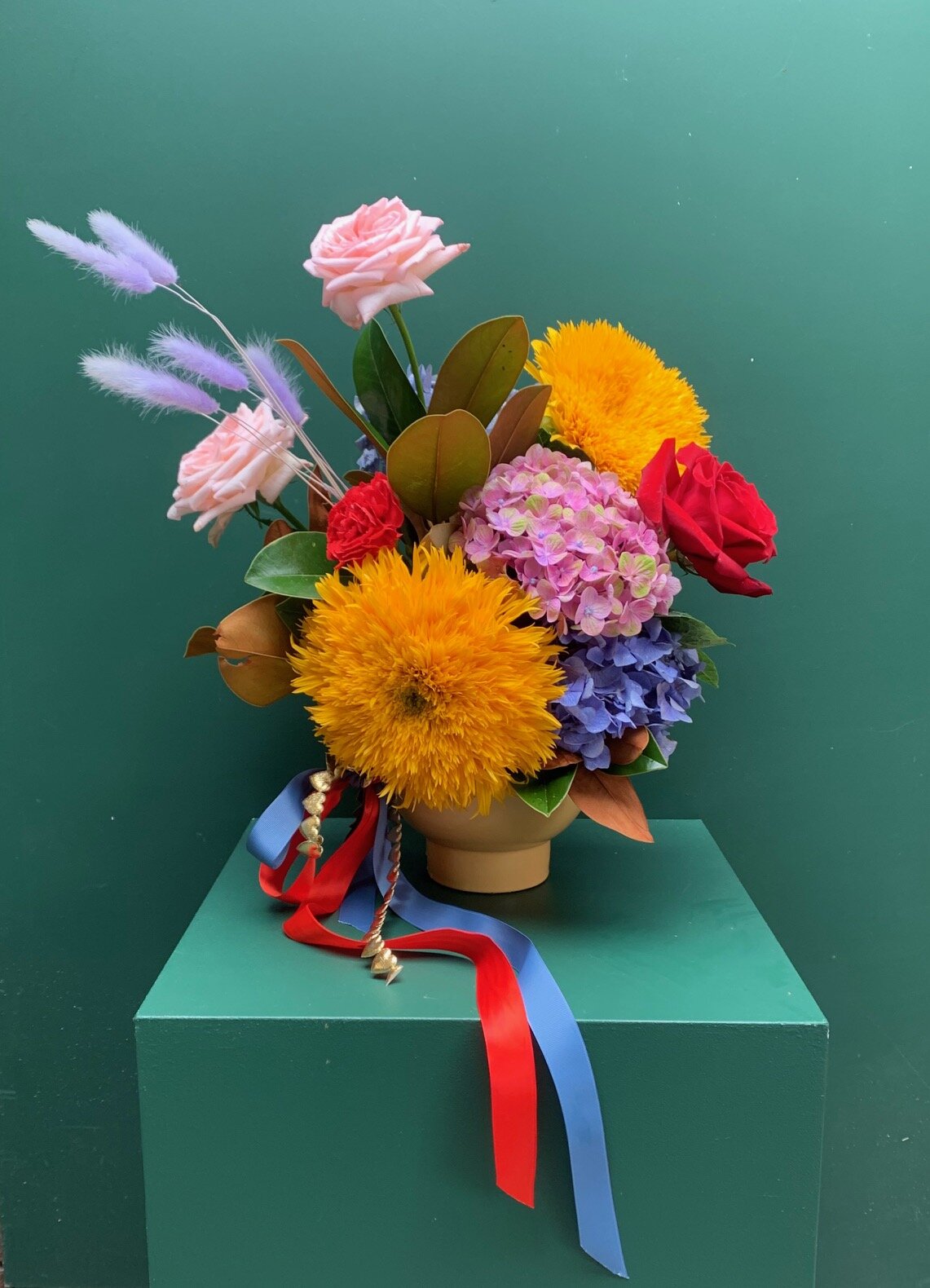 FIRECRACKER VASE ARRANGEMENT