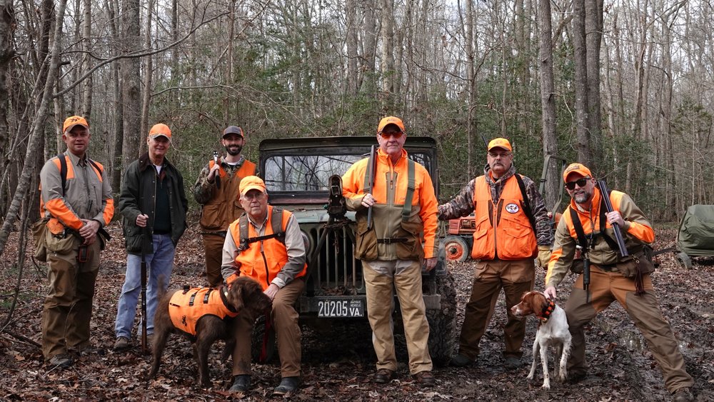  The full team of Timberdoodle hunters on 12/22/18 (photo credit: John Feasel) 