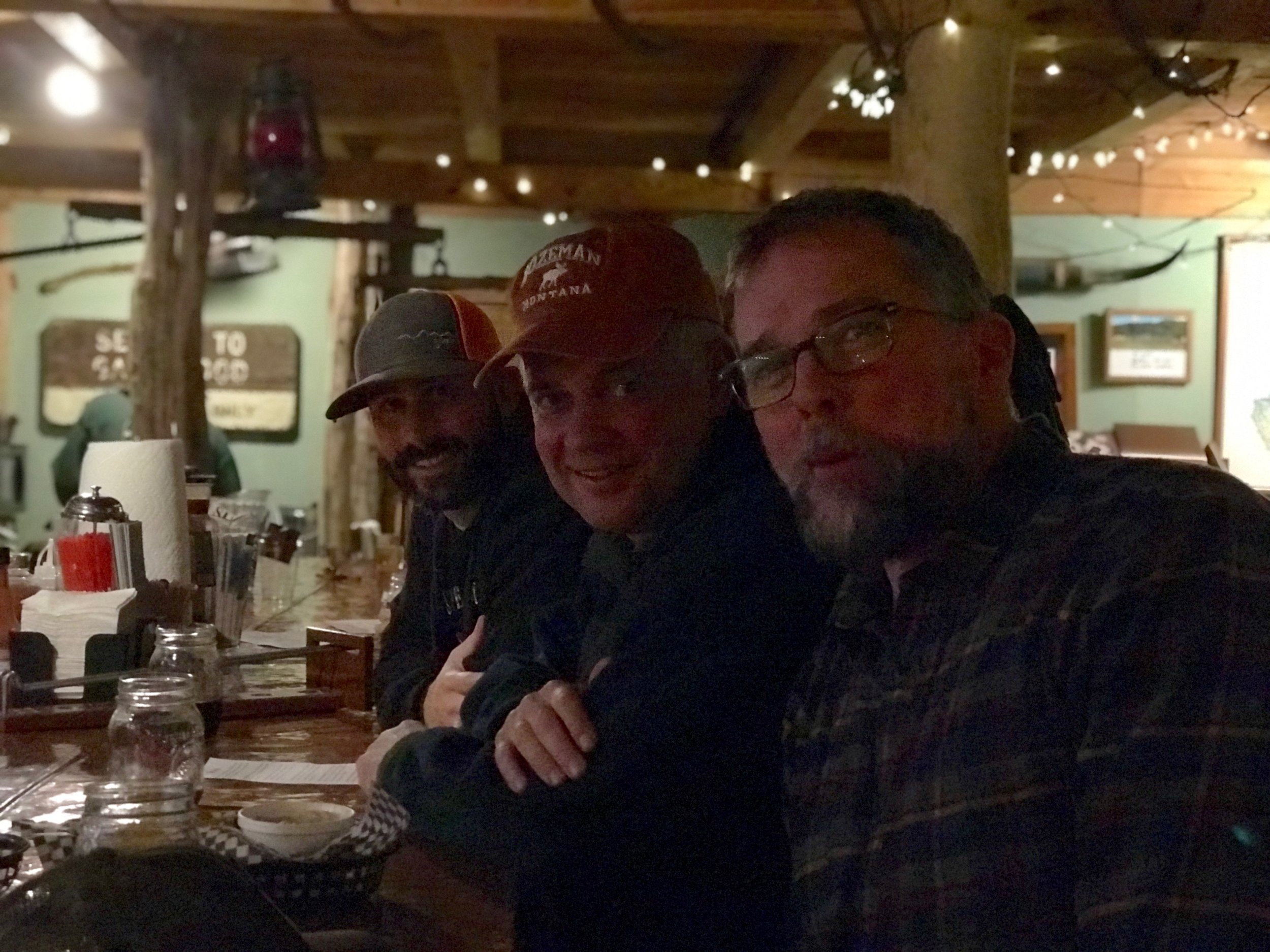 Celebrating the end of a first celestial day of friendship and adventure in a terrific West Virginian mountain town brewery (photo credit: John Feasel / Arrowhead Outdoors )