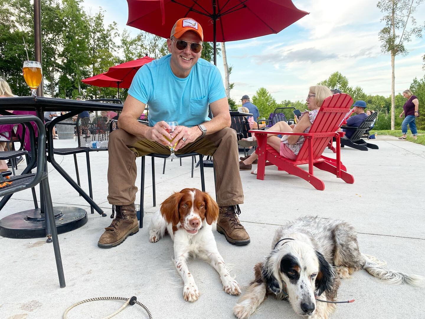 Saturday agenda: run some dogs on training birds and then work on &ldquo;environmental soundness&rdquo; &hellip; otherwise known as &ldquo;take your bird dog to a great craft brewery&rdquo; to practice being obedient and calm in crowds, with kids, an